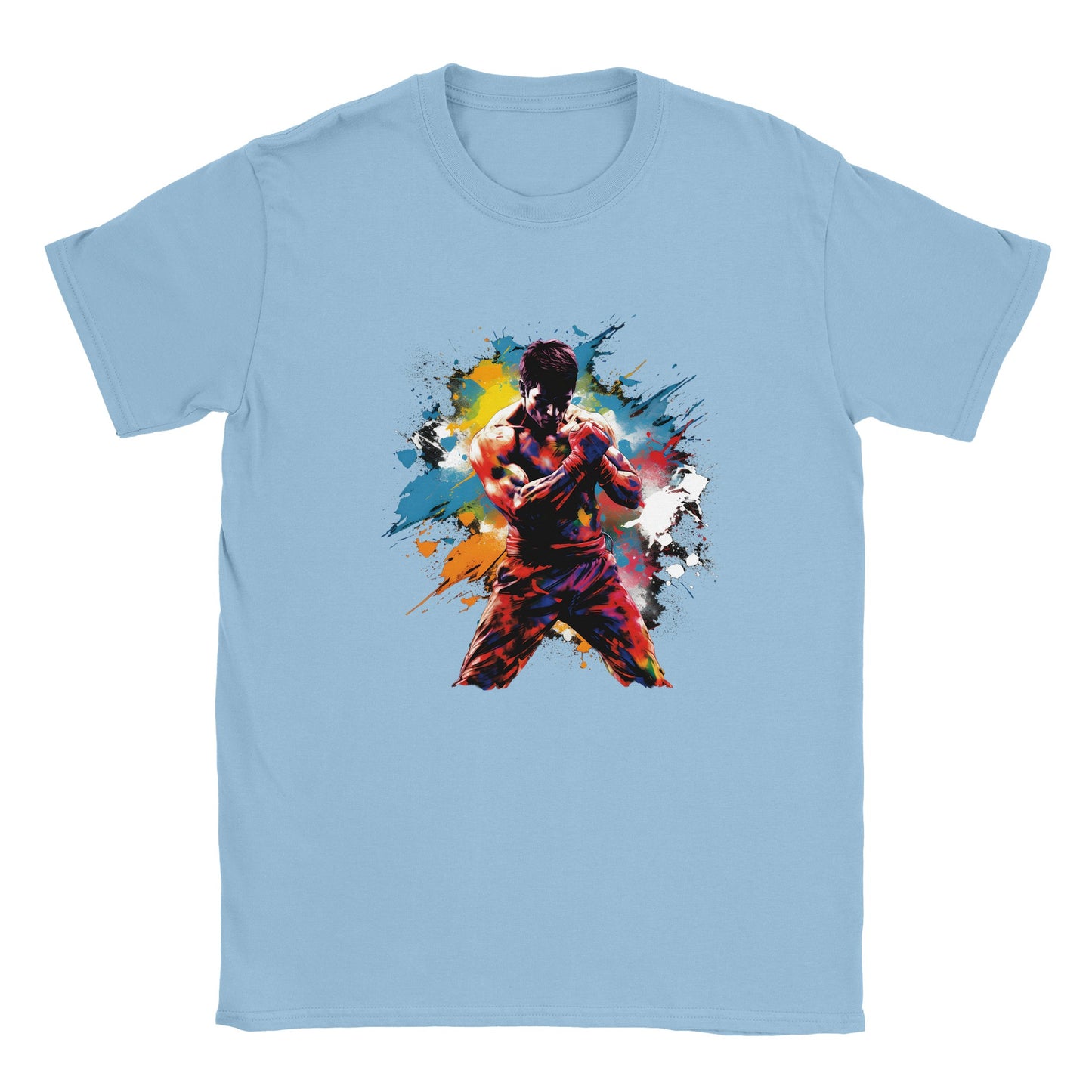 Martial Artist Color Splash - Classic Unisex Crewneck T-shirt