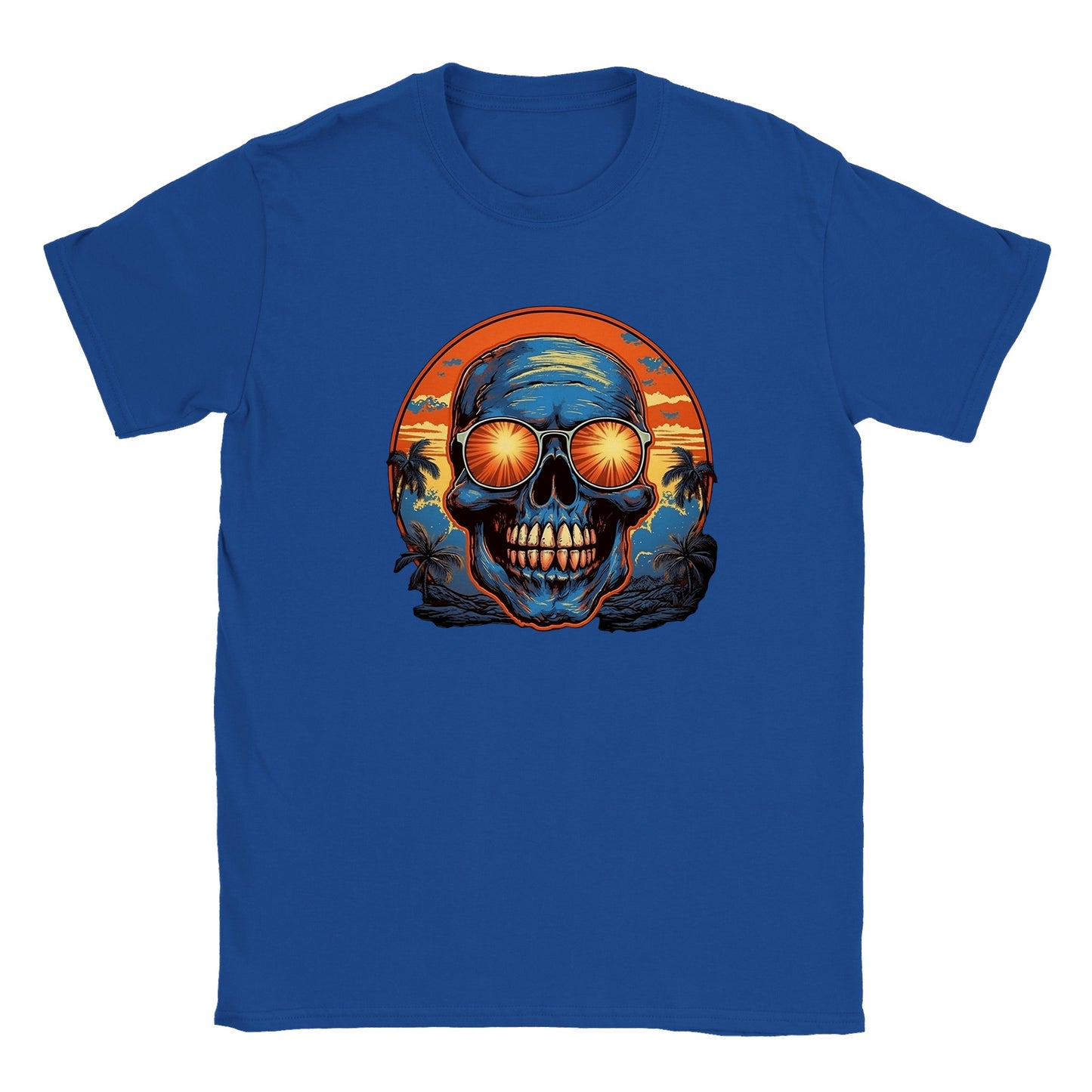 Sunset Skull - Classic Unisex Crewneck T-shirt