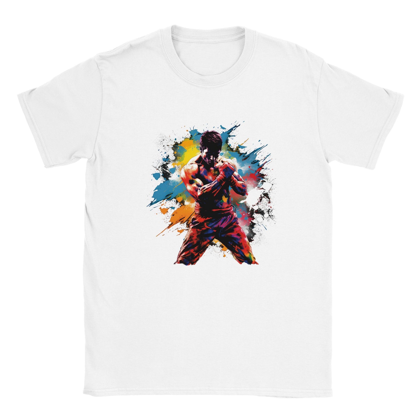 Martial Artist Color Splash - Classic Unisex Crewneck T-shirt
