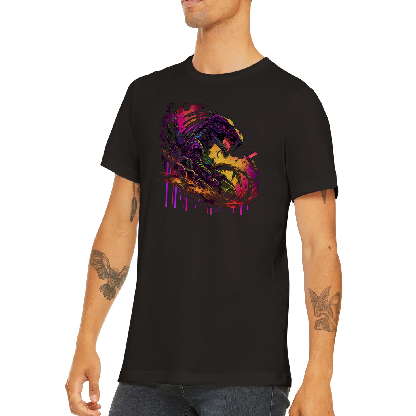 Vivid Monster Art - Classic Unisex Crewneck T-shirt