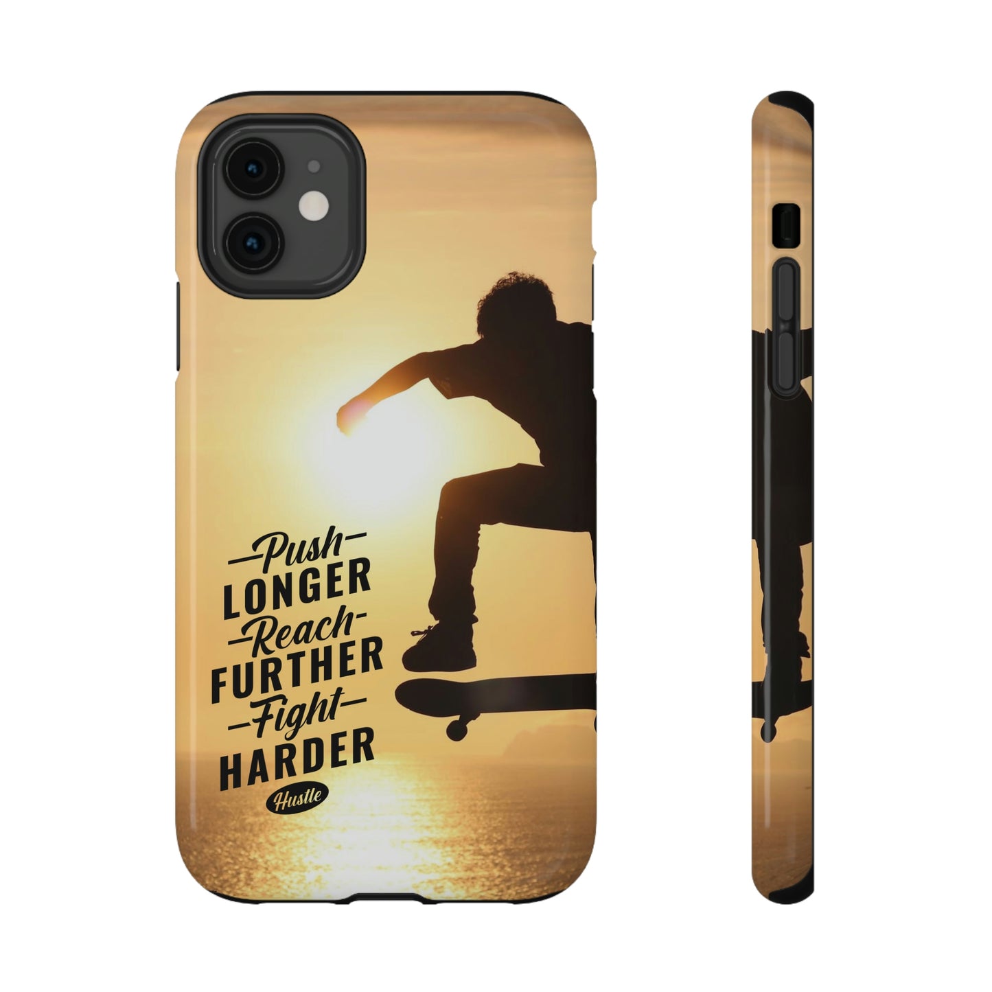 Impact-Resistant Cases for iPhone and Samsung with motivational saying