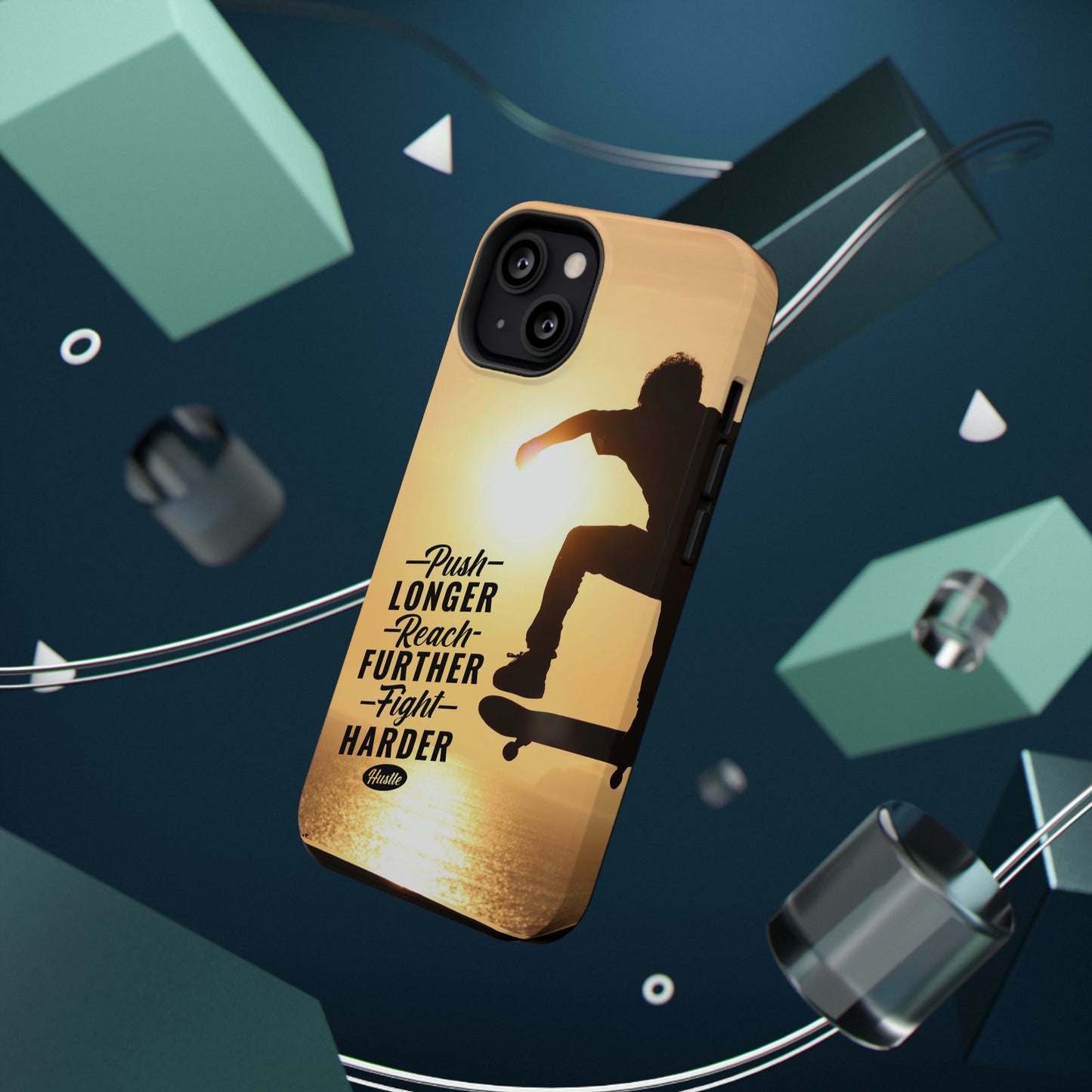 Impact-Resistant Cases for iPhone and Samsung with motivational saying