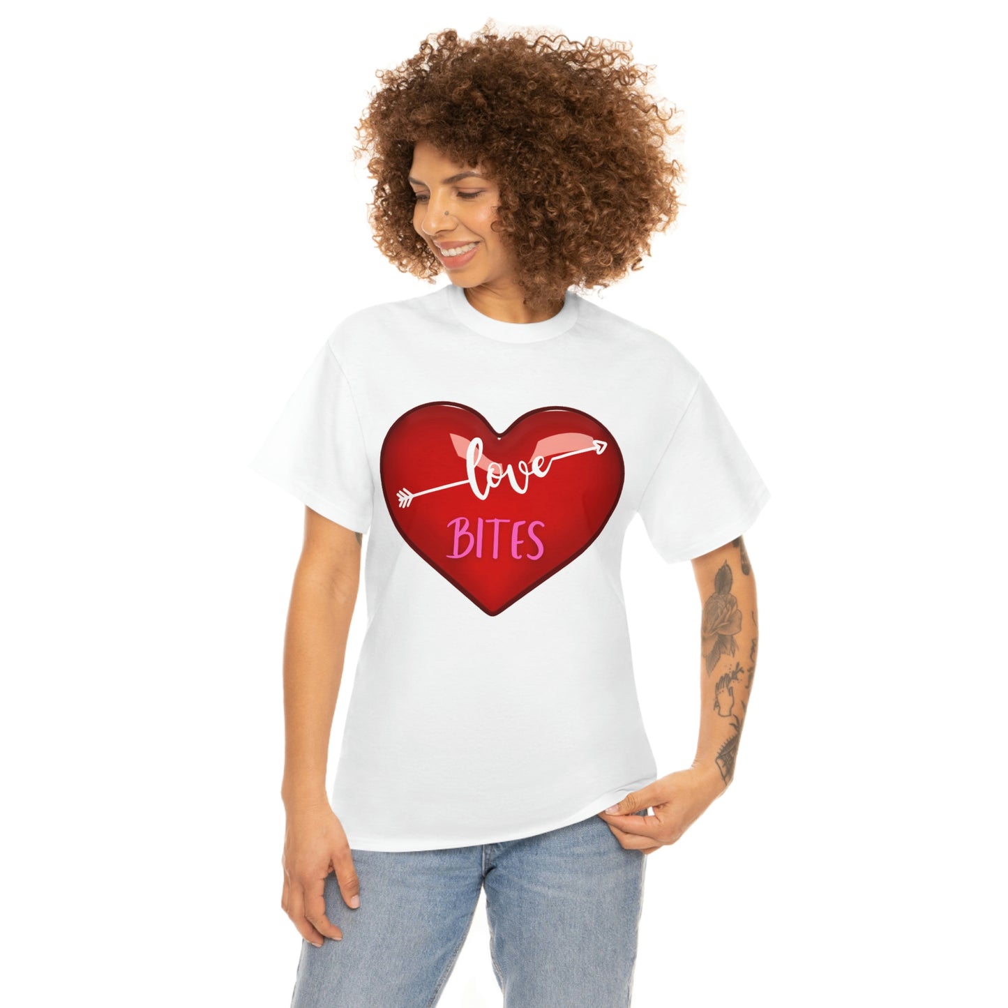 Unisex Heavy Cotton "Love Bites" Tee
