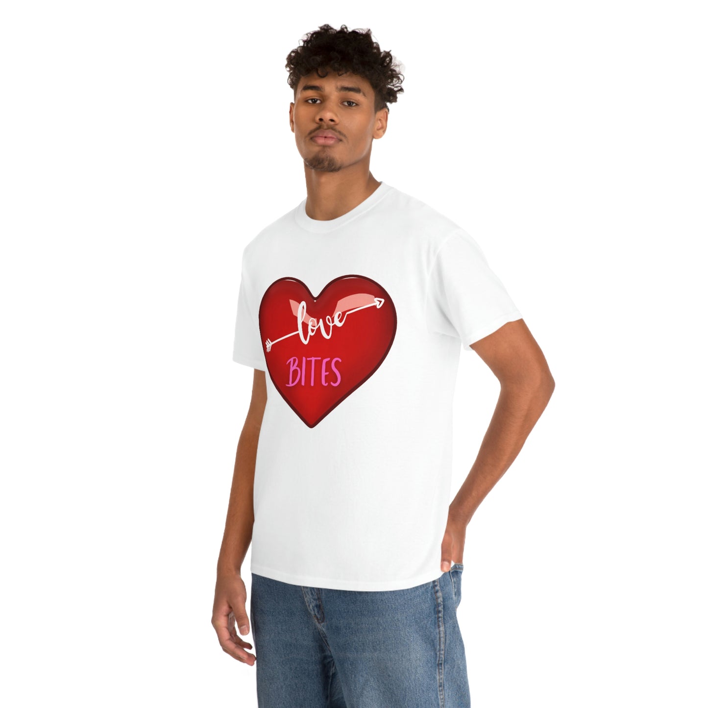 Unisex Heavy Cotton "Love Bites" Tee