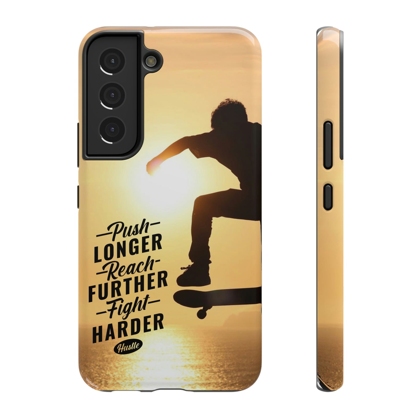 Impact-Resistant Cases for iPhone and Samsung with motivational saying