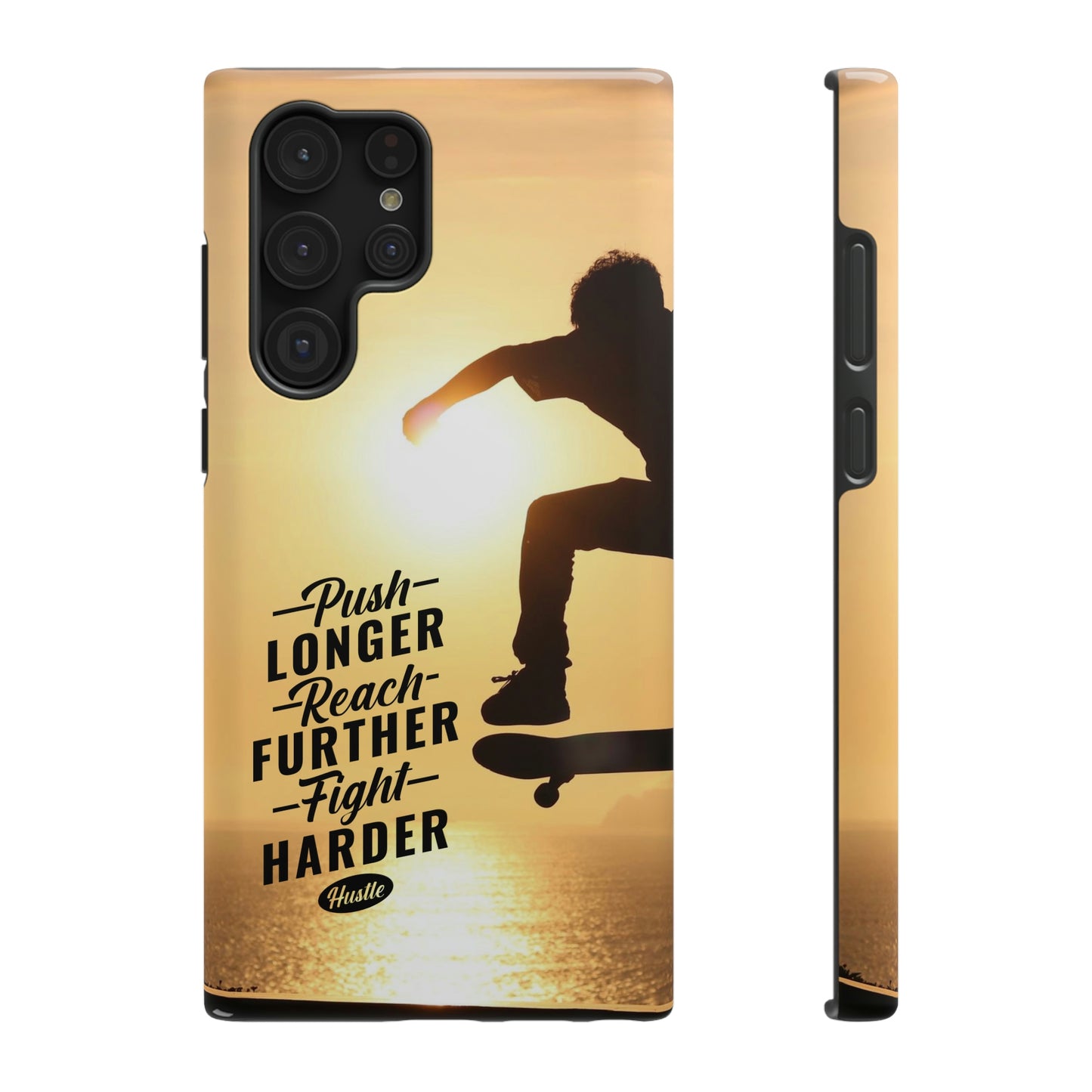 Impact-Resistant Cases for iPhone and Samsung with motivational saying