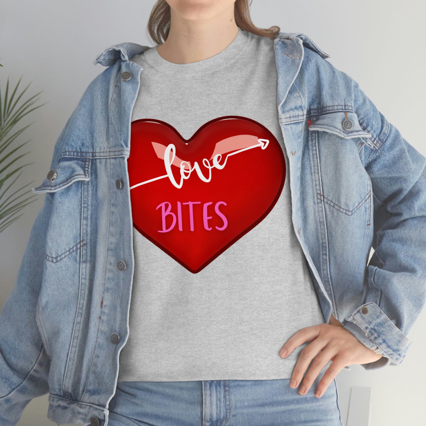 Unisex Heavy Cotton "Love Bites" Tee