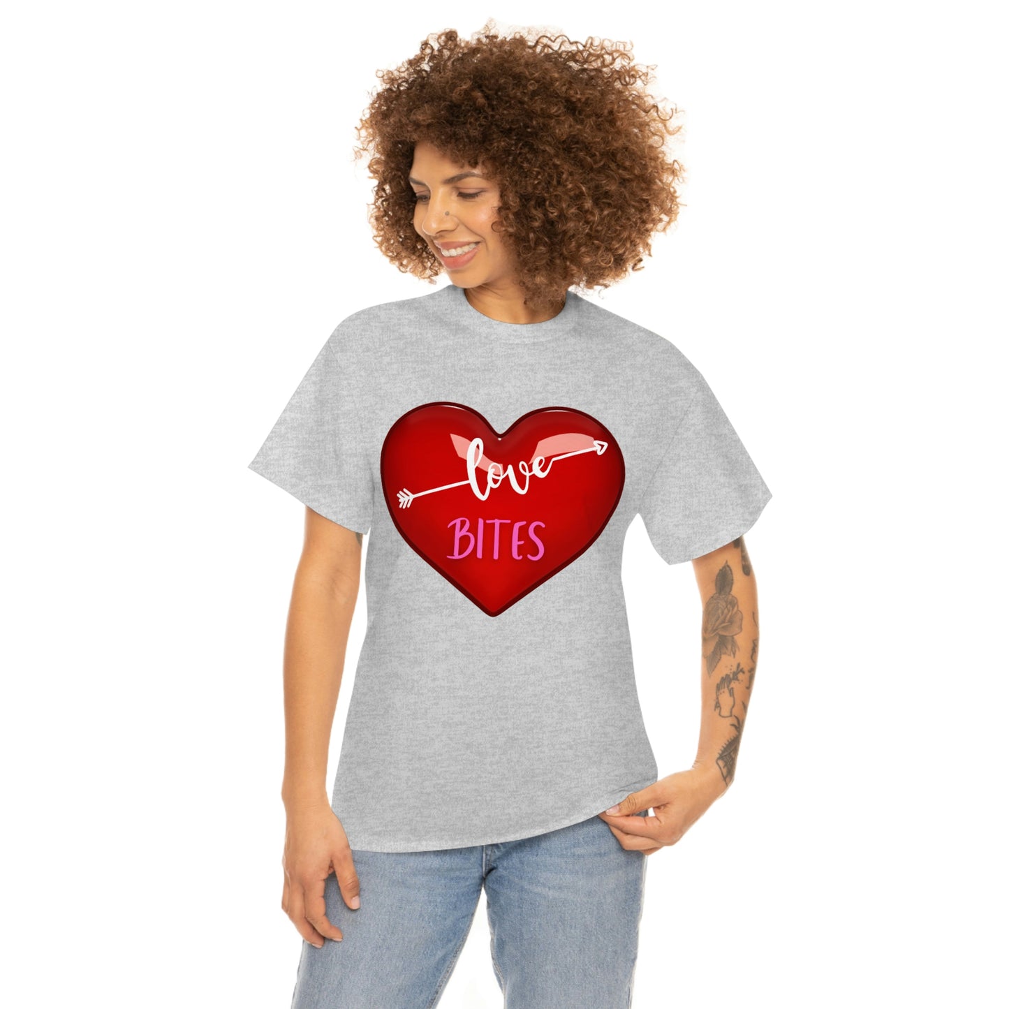 Unisex Heavy Cotton "Love Bites" Tee