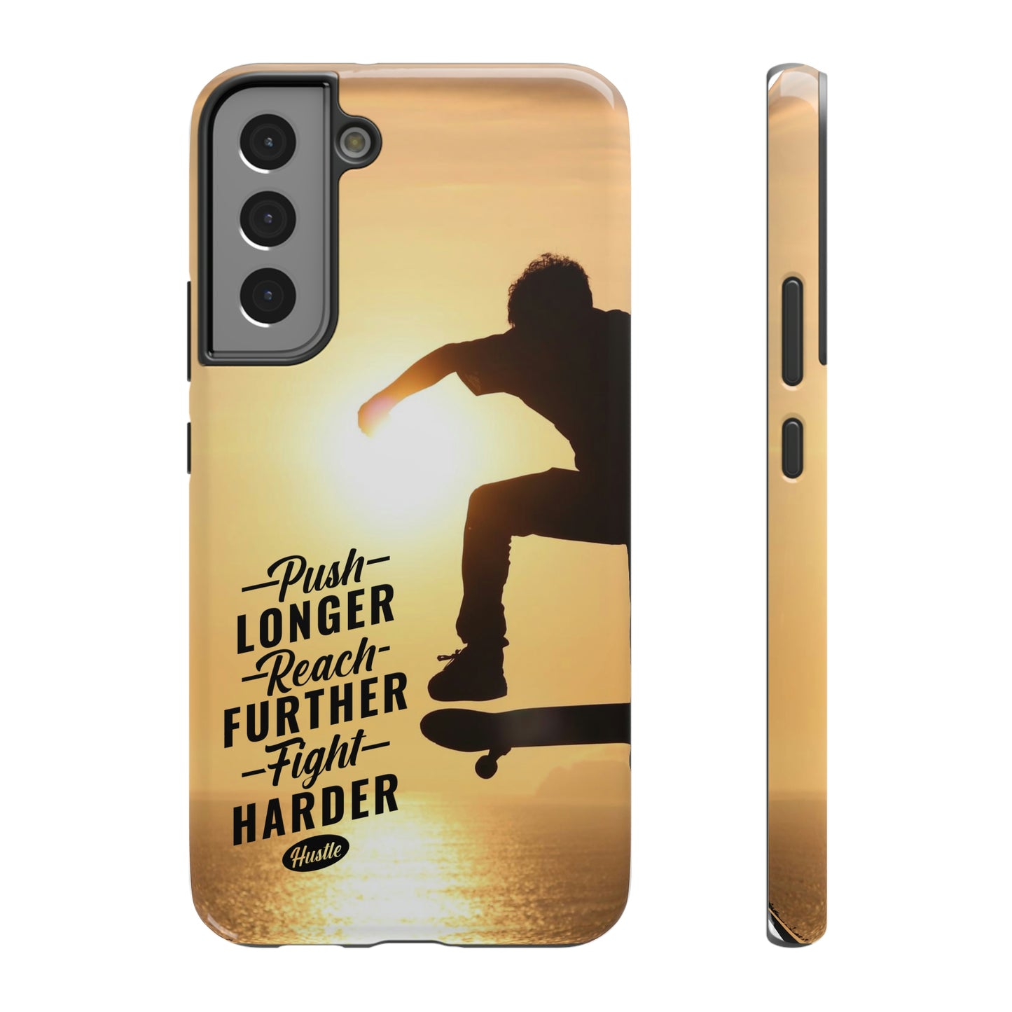 Impact-Resistant Cases for iPhone and Samsung with motivational saying