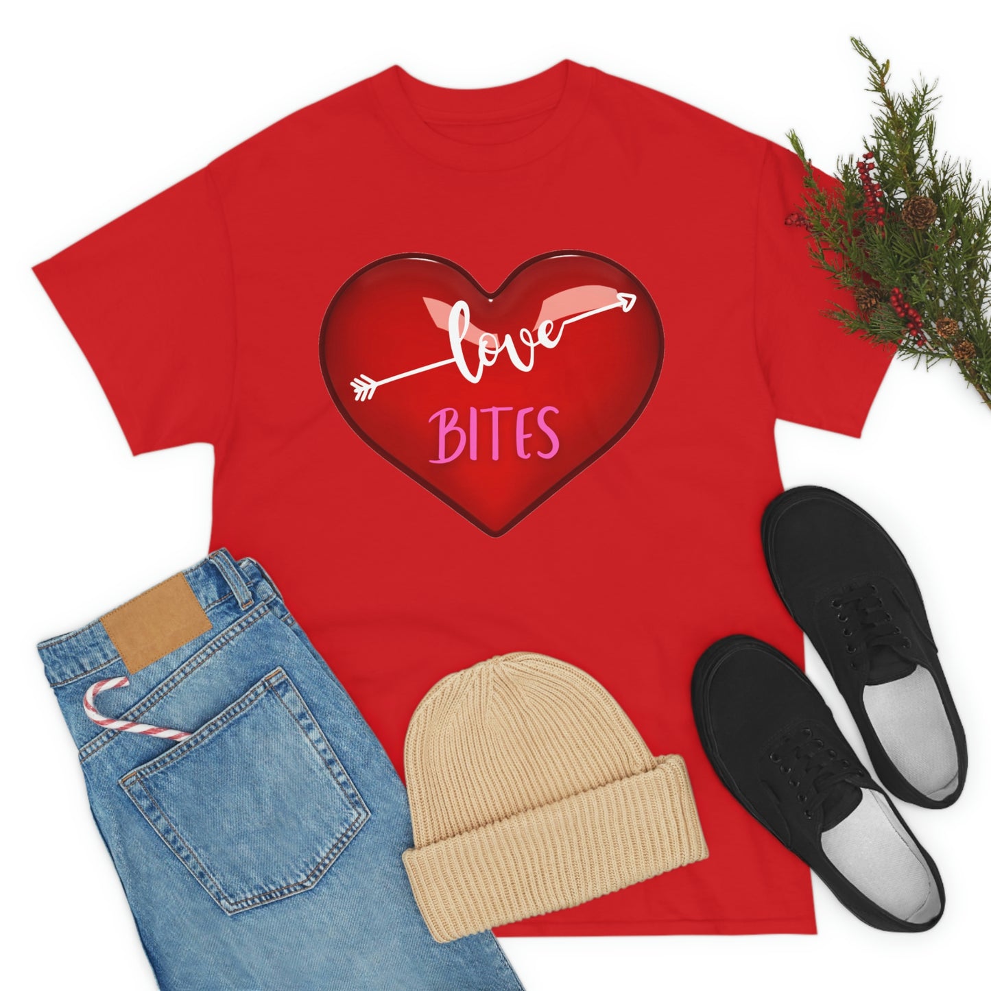 Unisex Heavy Cotton "Love Bites" Tee