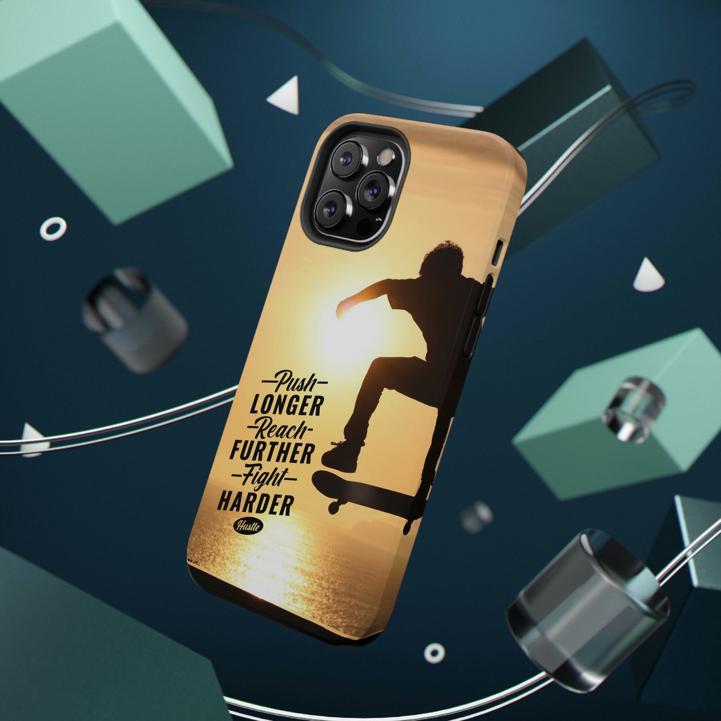 Impact-Resistant Cases for iPhone and Samsung with motivational saying