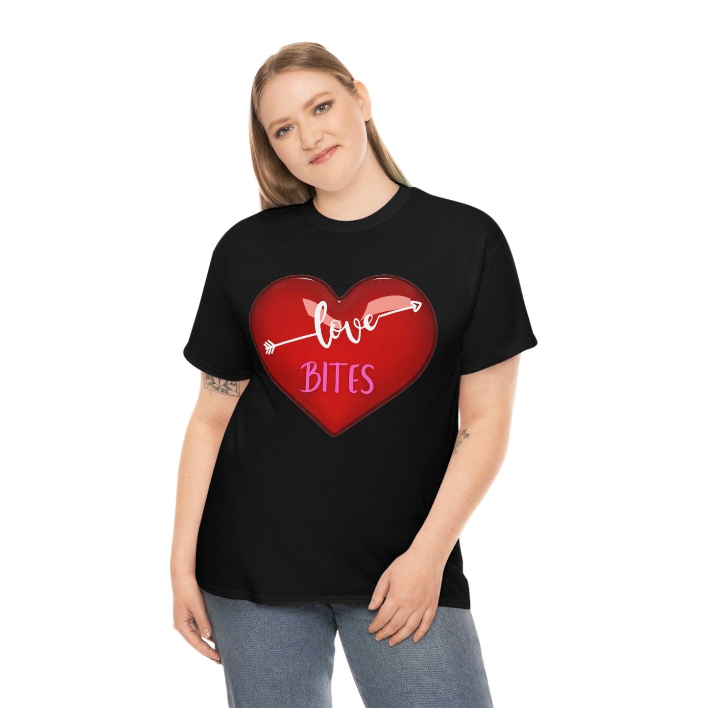 Unisex Heavy Cotton "Love Bites" Tee