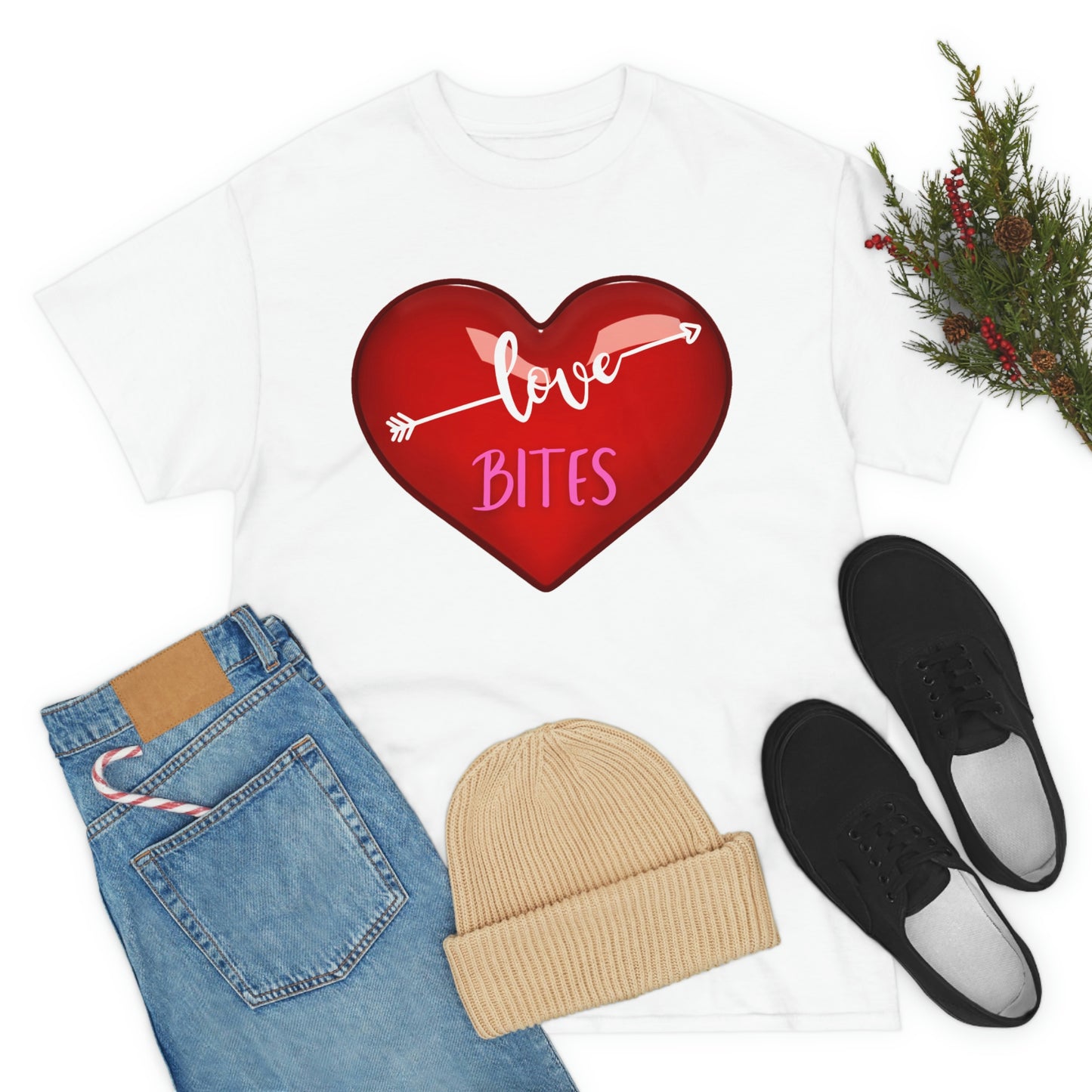 Unisex Heavy Cotton "Love Bites" Tee