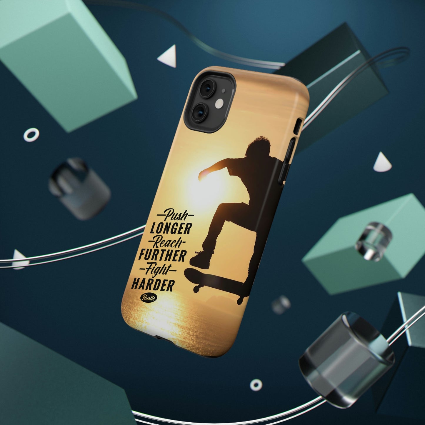 Impact-Resistant Cases for iPhone and Samsung with motivational saying