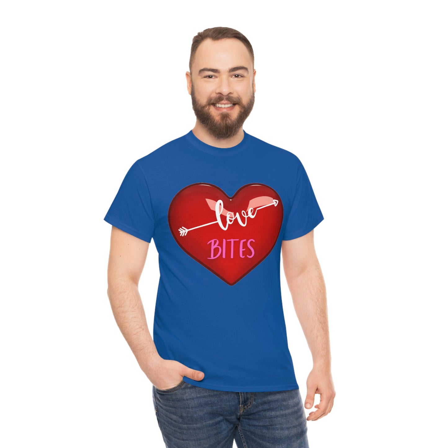 Unisex Heavy Cotton "Love Bites" Tee