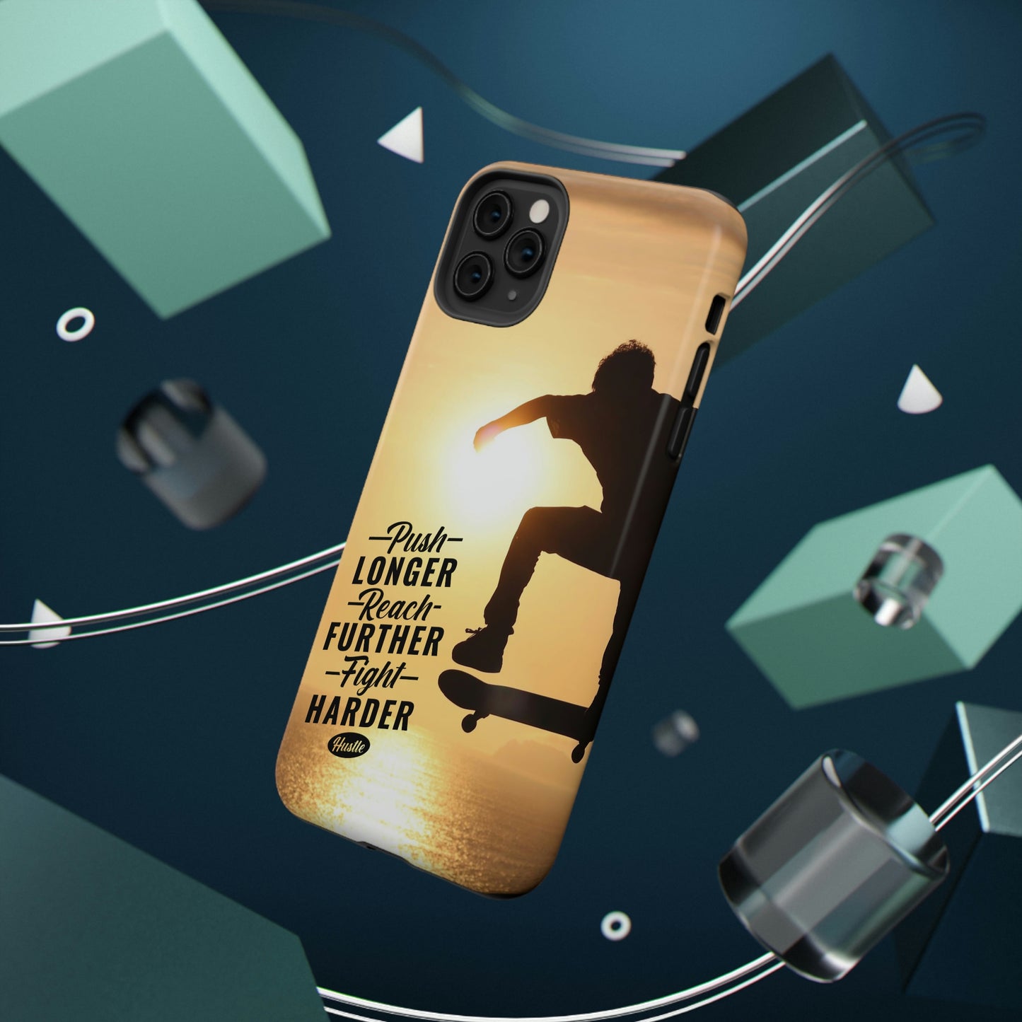 Impact-Resistant Cases for iPhone and Samsung with motivational saying