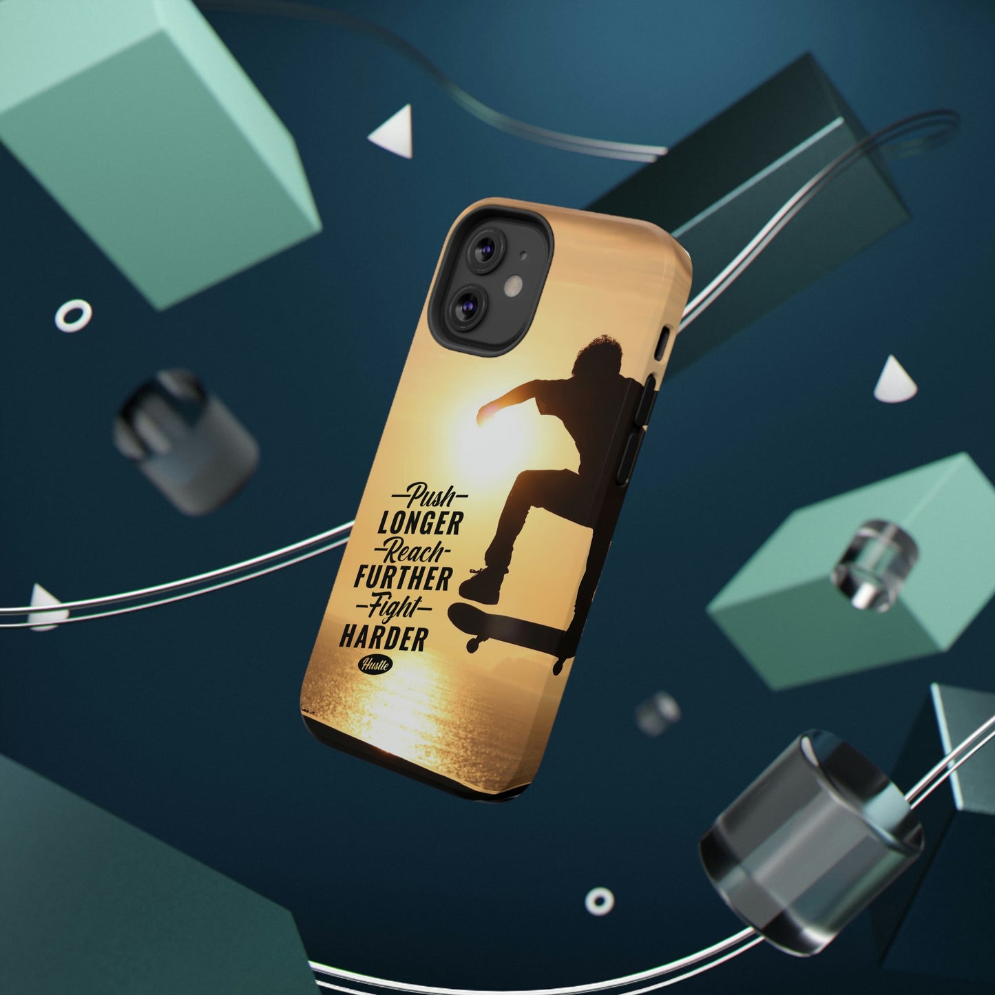 Impact-Resistant Cases for iPhone and Samsung with motivational saying