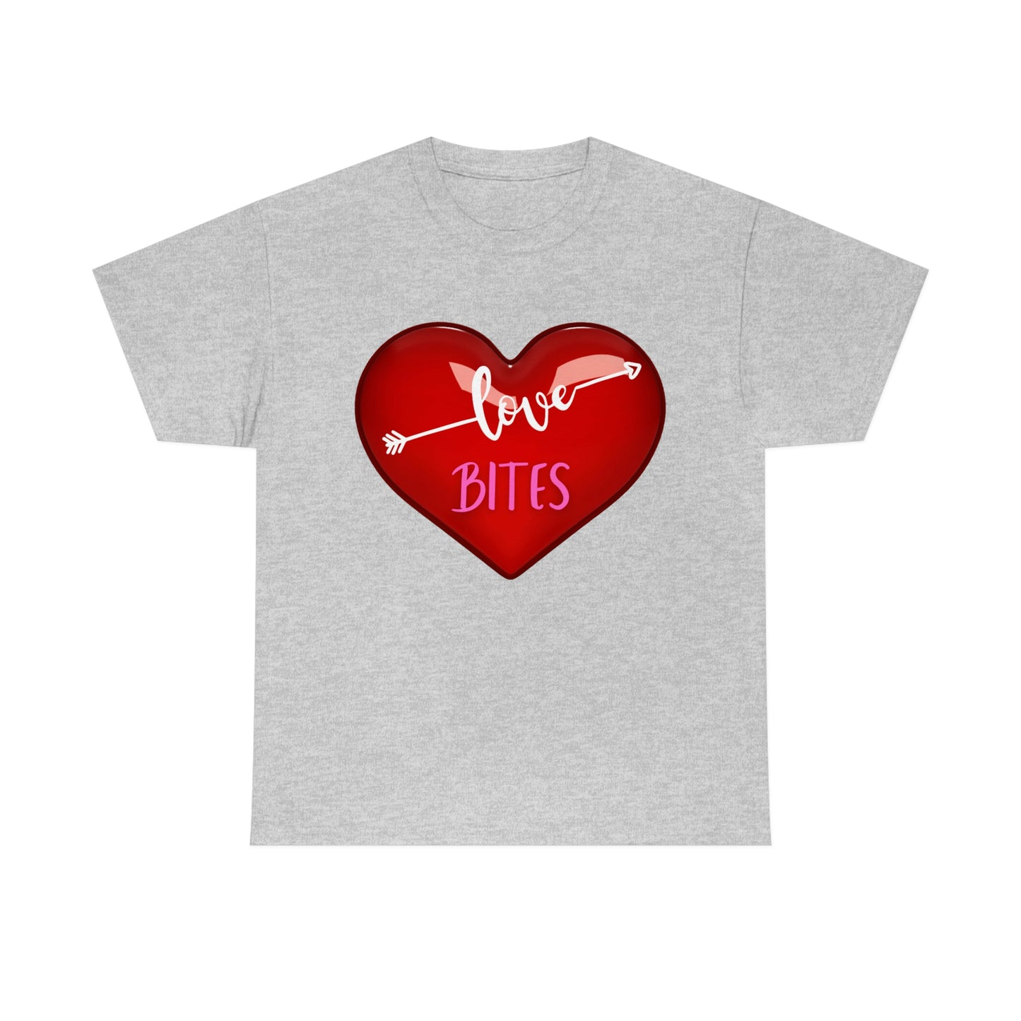 Unisex Heavy Cotton "Love Bites" Tee
