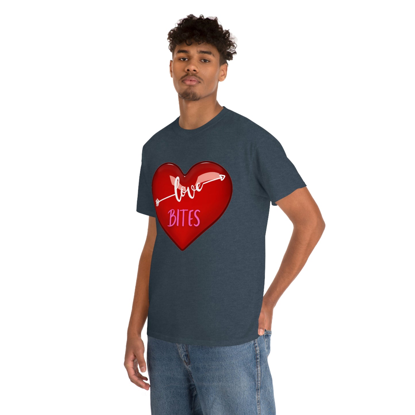 Unisex Heavy Cotton "Love Bites" Tee