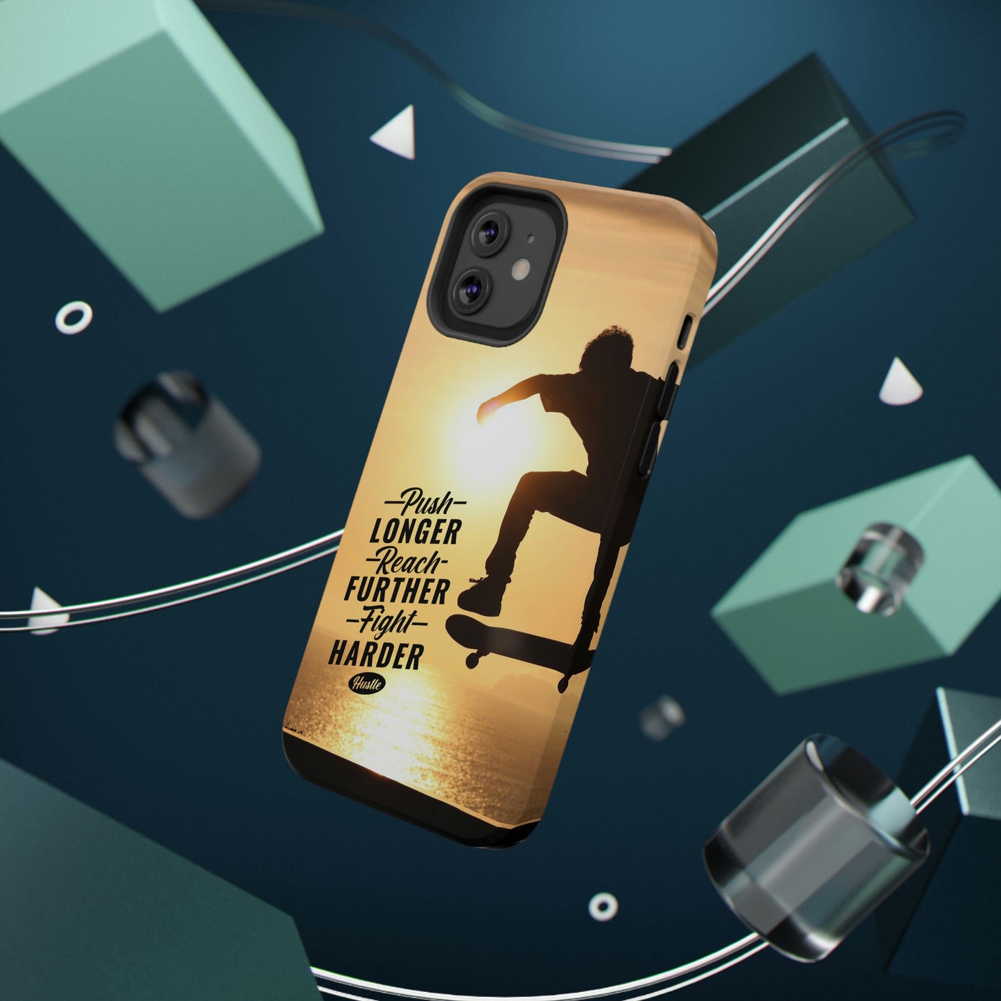 Impact-Resistant Cases for iPhone and Samsung with motivational saying