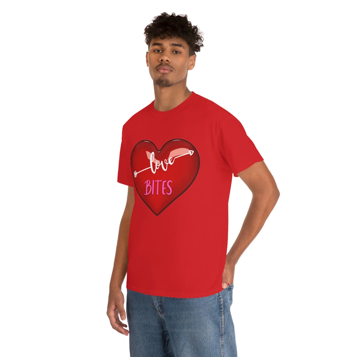 Unisex Heavy Cotton "Love Bites" Tee