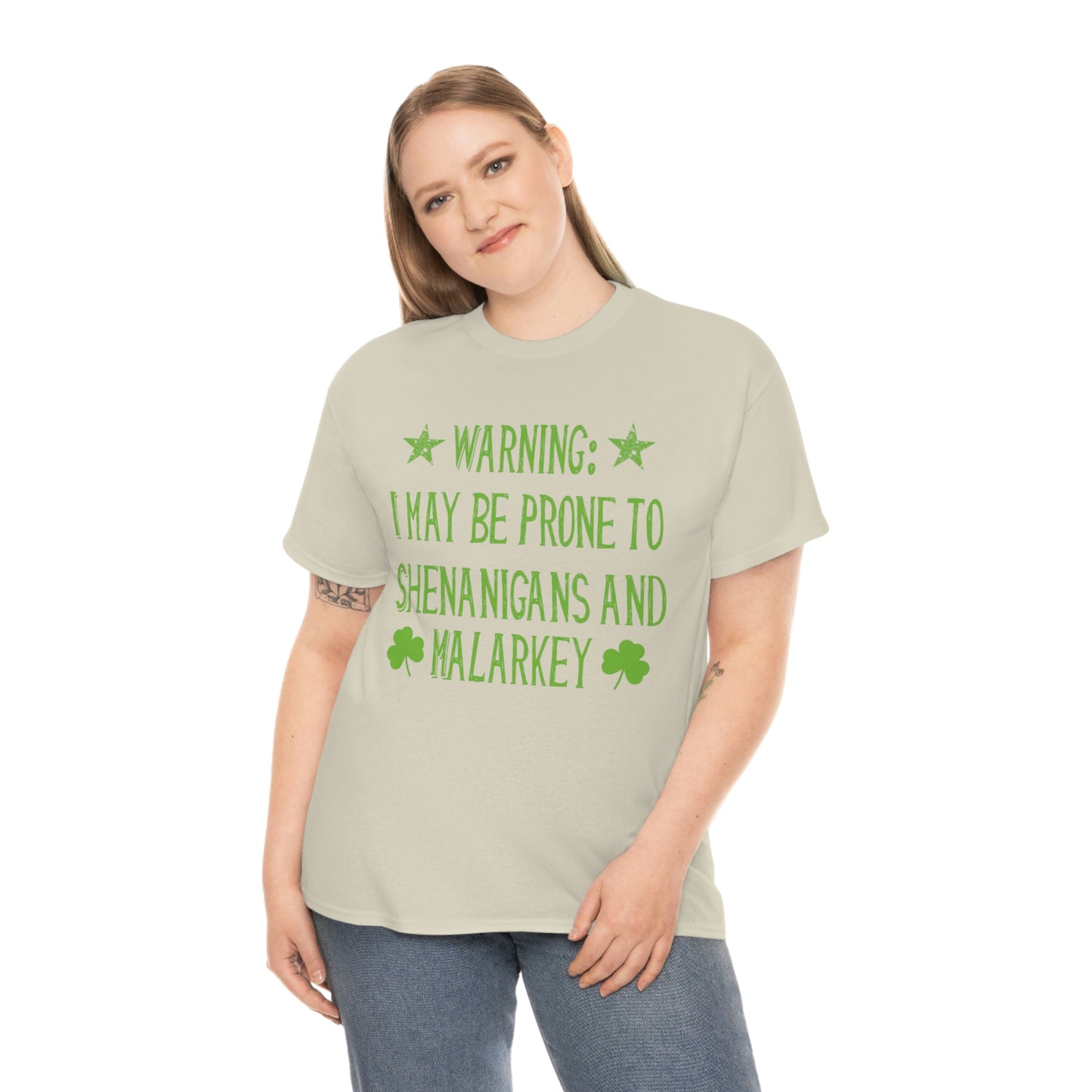 Shenanigans and Malarkey - Unisex Heavy Cotton Tee
