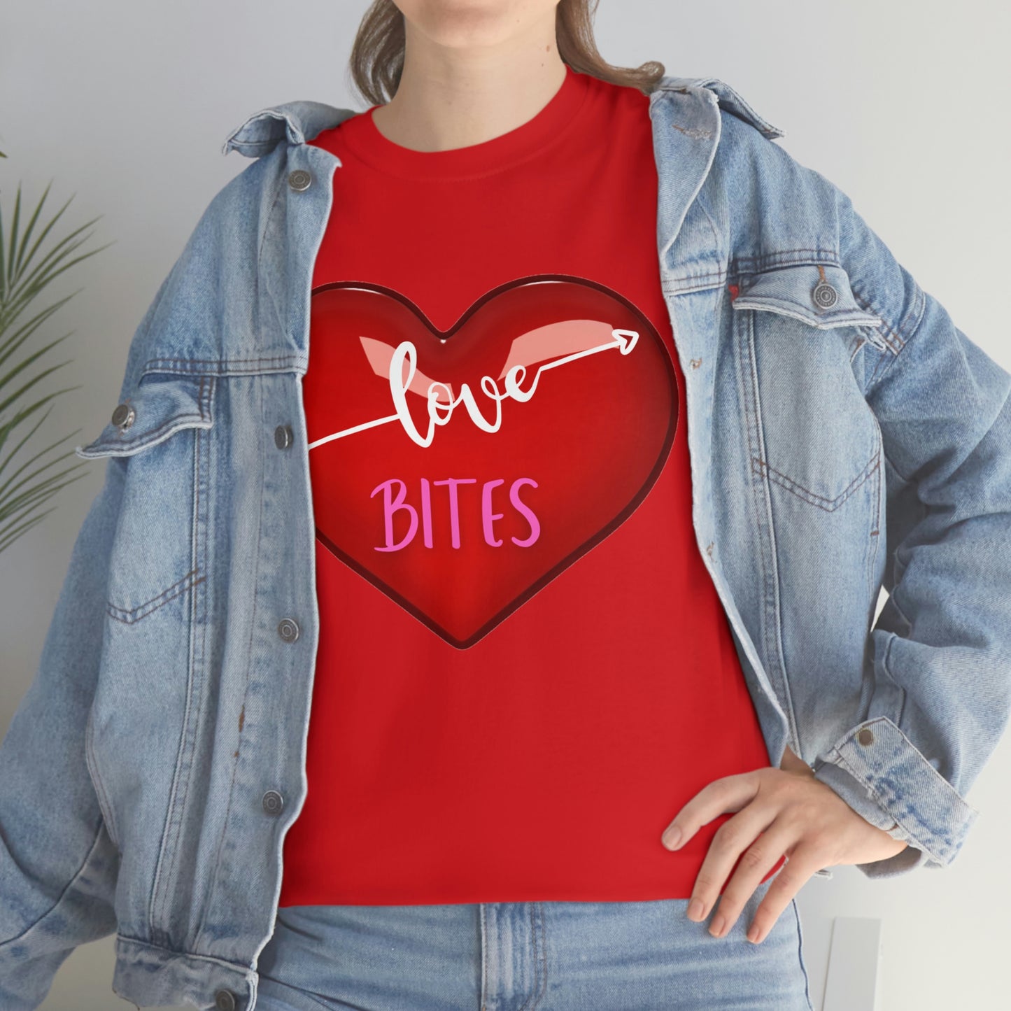 Unisex Heavy Cotton "Love Bites" Tee