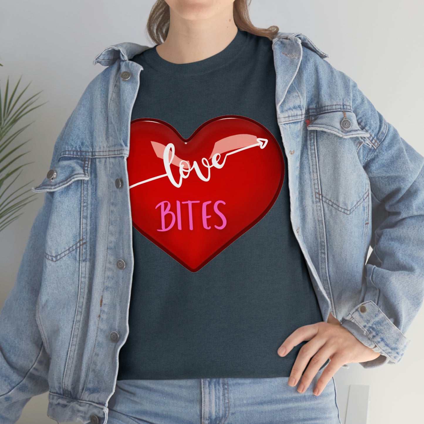 Unisex Heavy Cotton "Love Bites" Tee