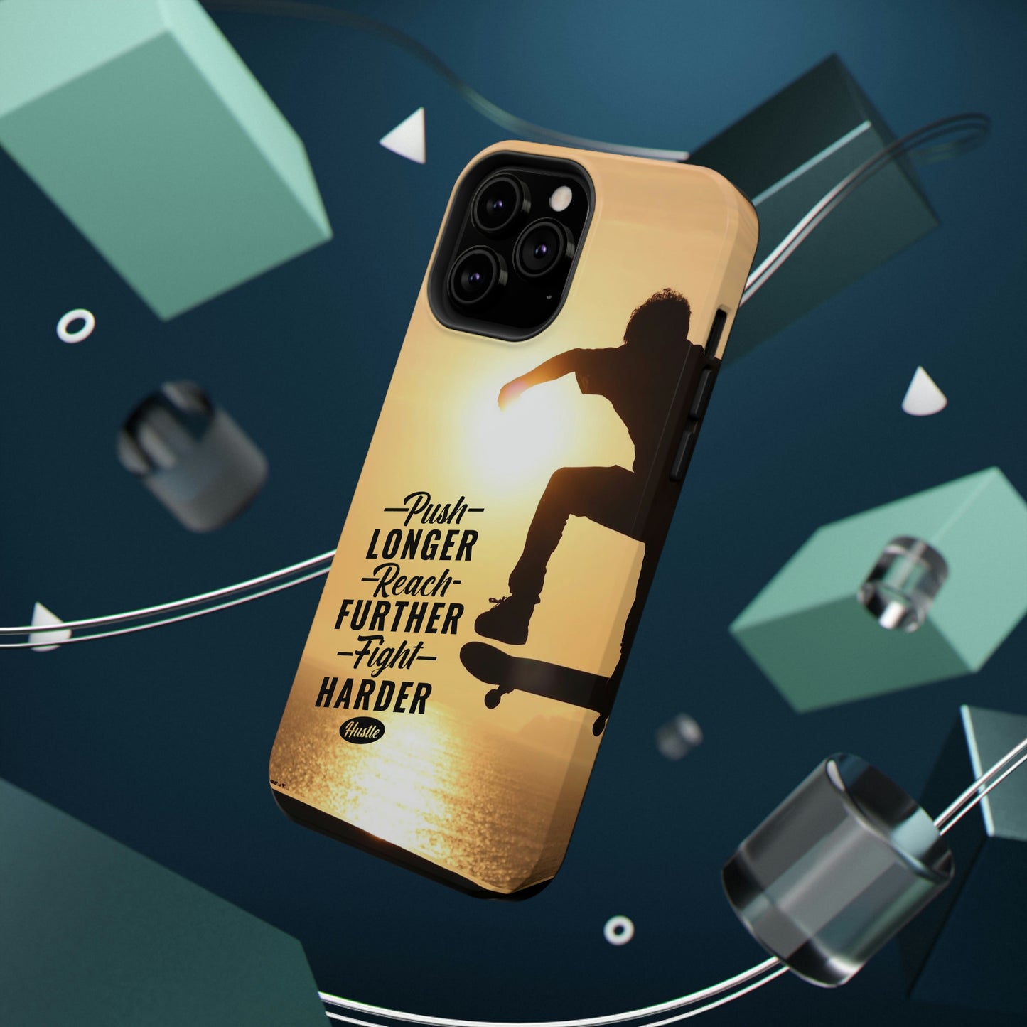 Impact-Resistant Cases for iPhone and Samsung with motivational saying