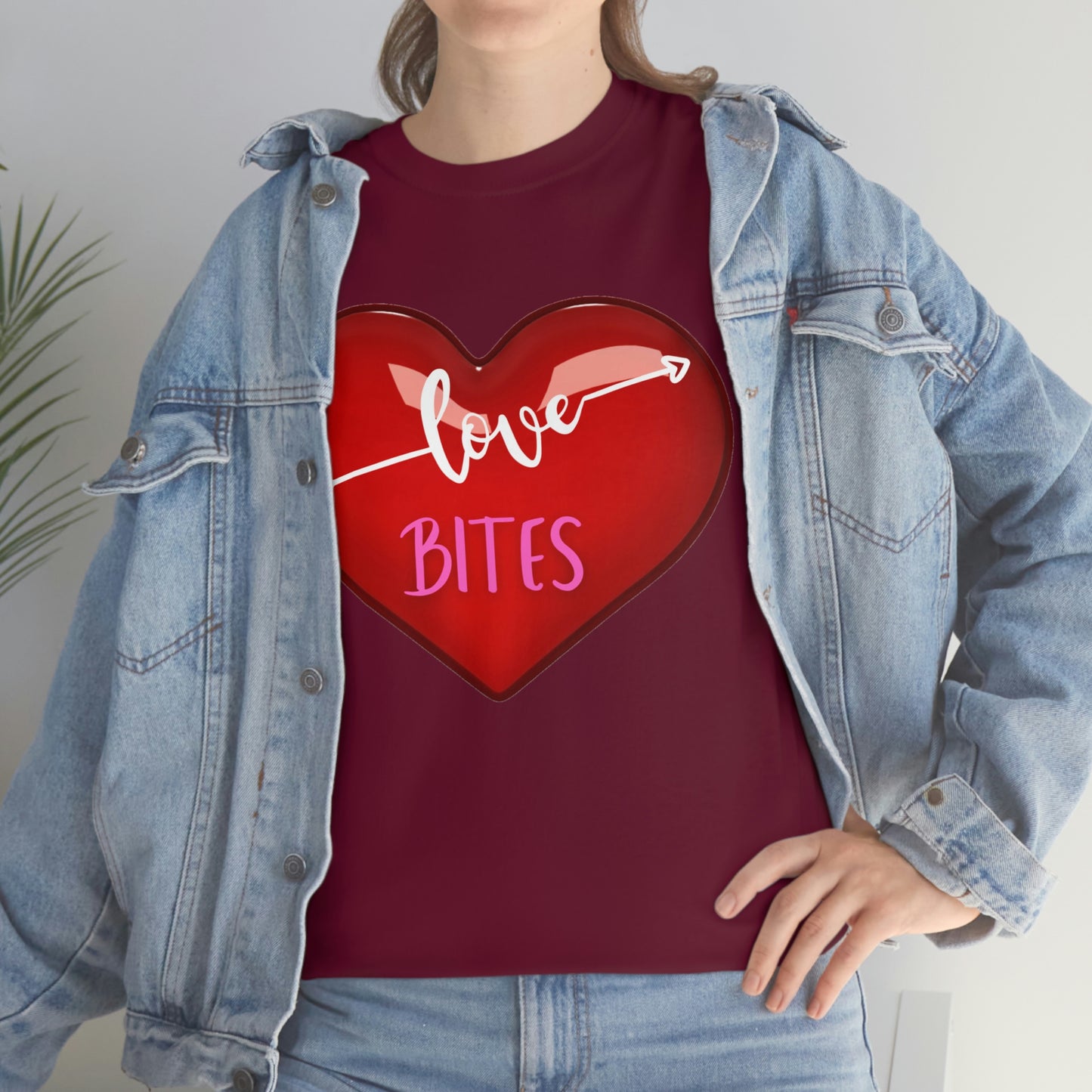 Unisex Heavy Cotton "Love Bites" Tee