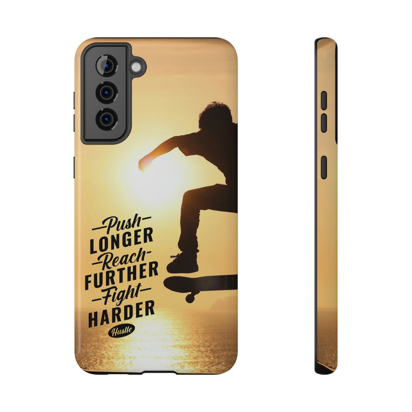 Impact-Resistant Cases for iPhone and Samsung with motivational saying