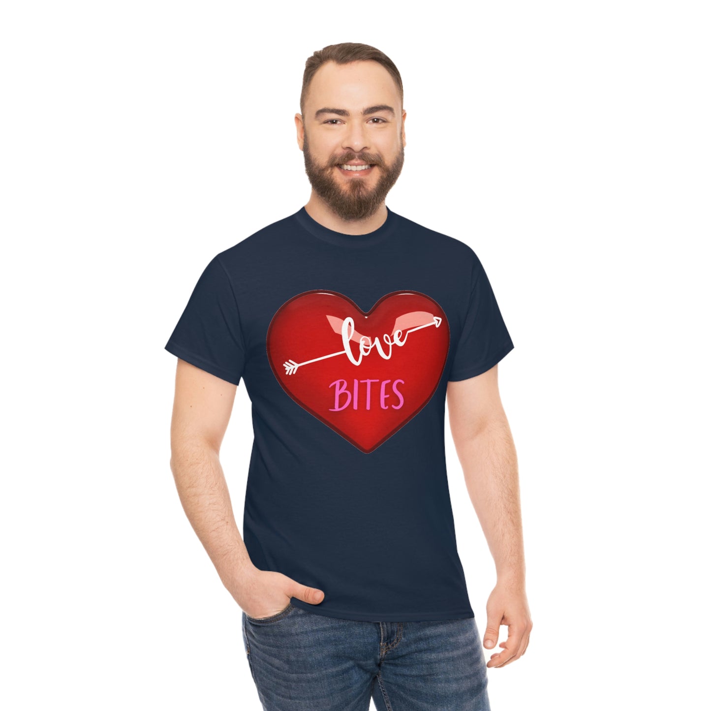 Unisex Heavy Cotton "Love Bites" Tee