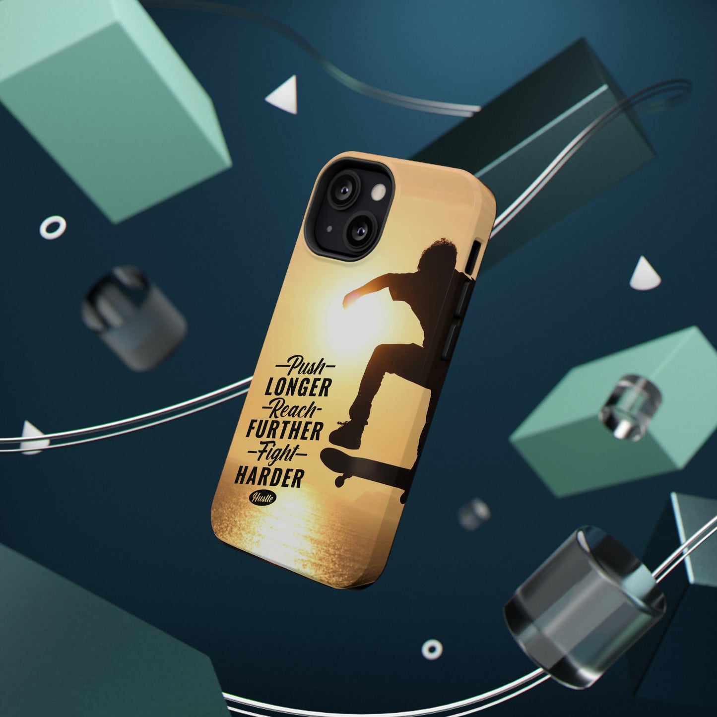 Impact-Resistant Cases for iPhone and Samsung with motivational saying