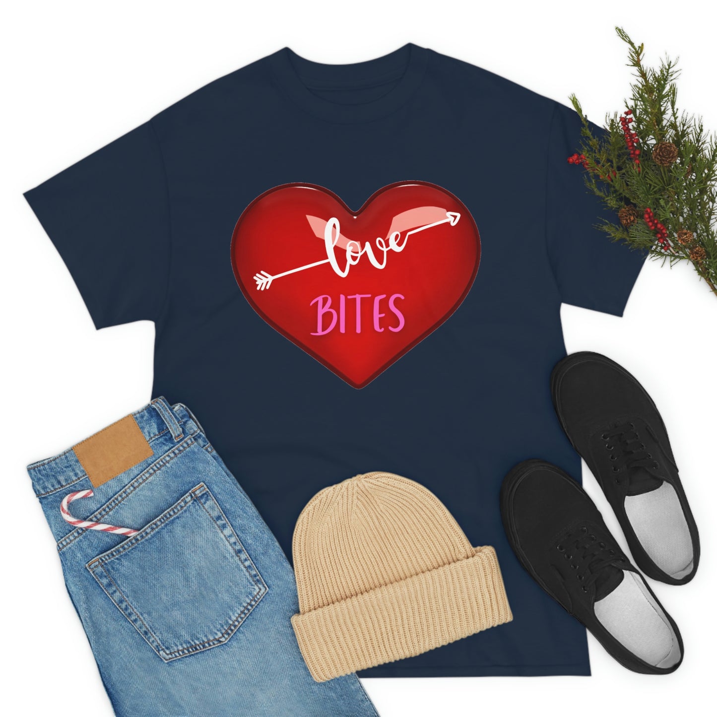 Unisex Heavy Cotton "Love Bites" Tee