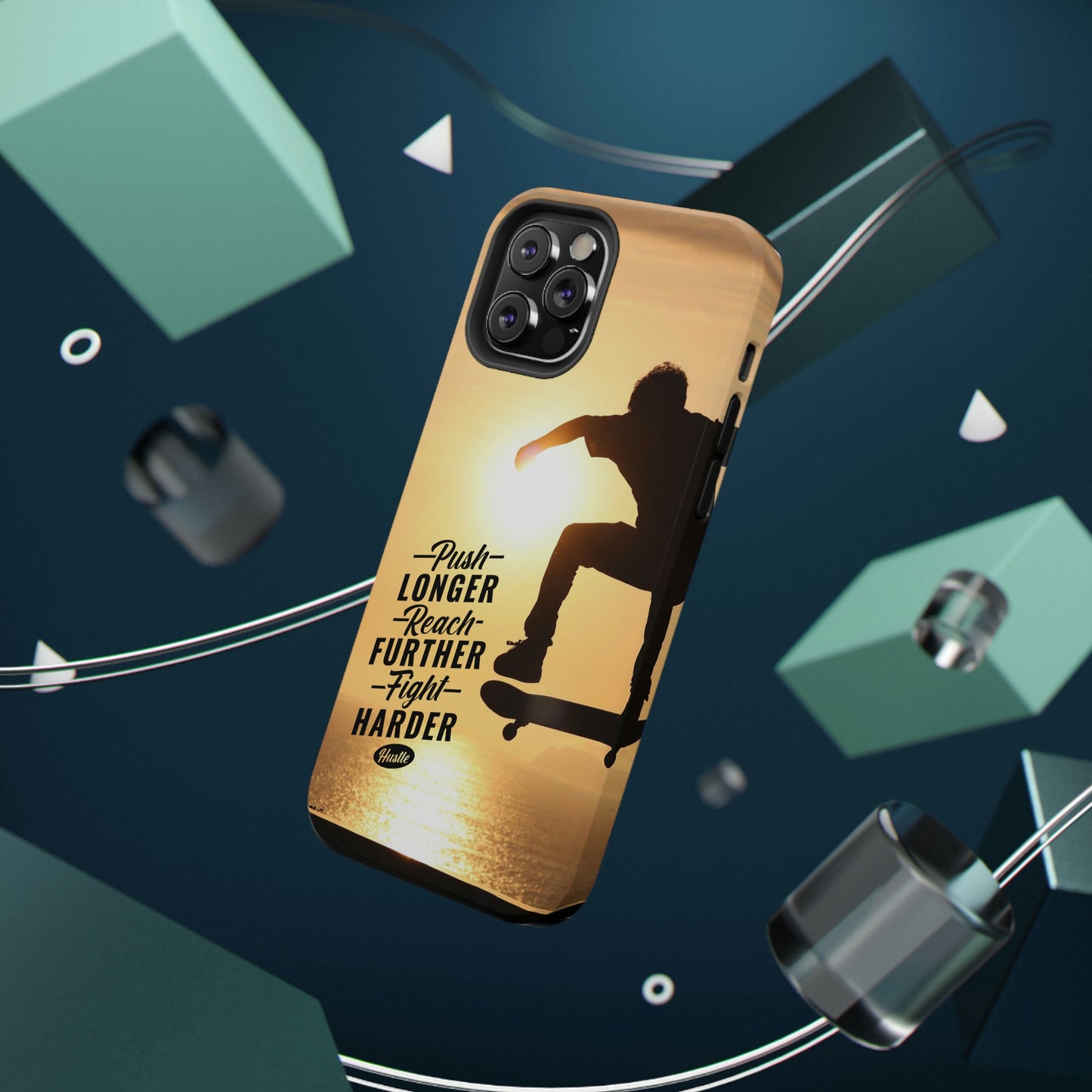 Impact-Resistant Cases for iPhone and Samsung with motivational saying