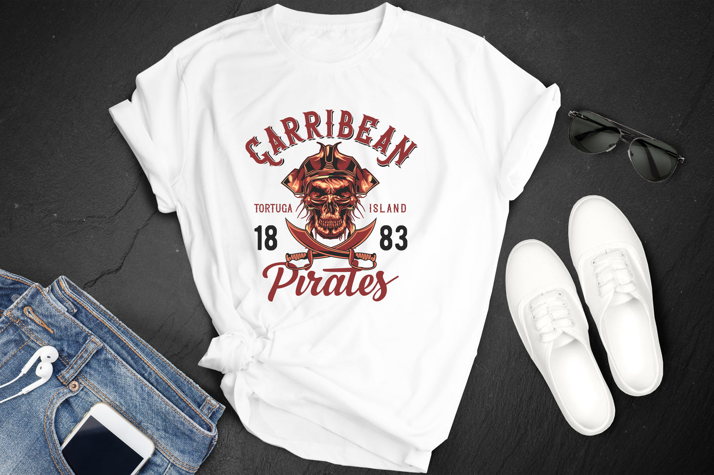Carribean Pirates - Classic Unisex Crewneck T-shirt
