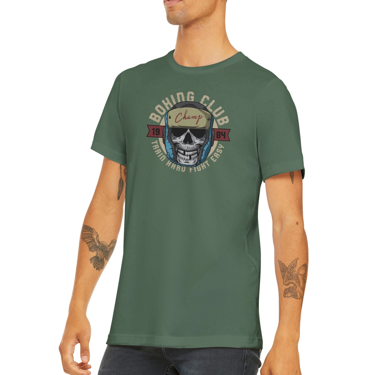 Boxing Club - Train Hard Fight Easy - Classic Unisex Crewneck T-shirt