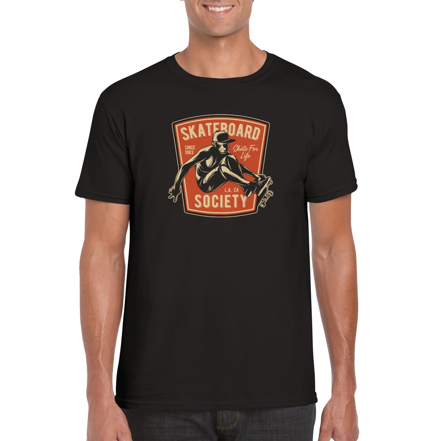 Skateboard Society - Classic Unisex Crewneck T-shirt