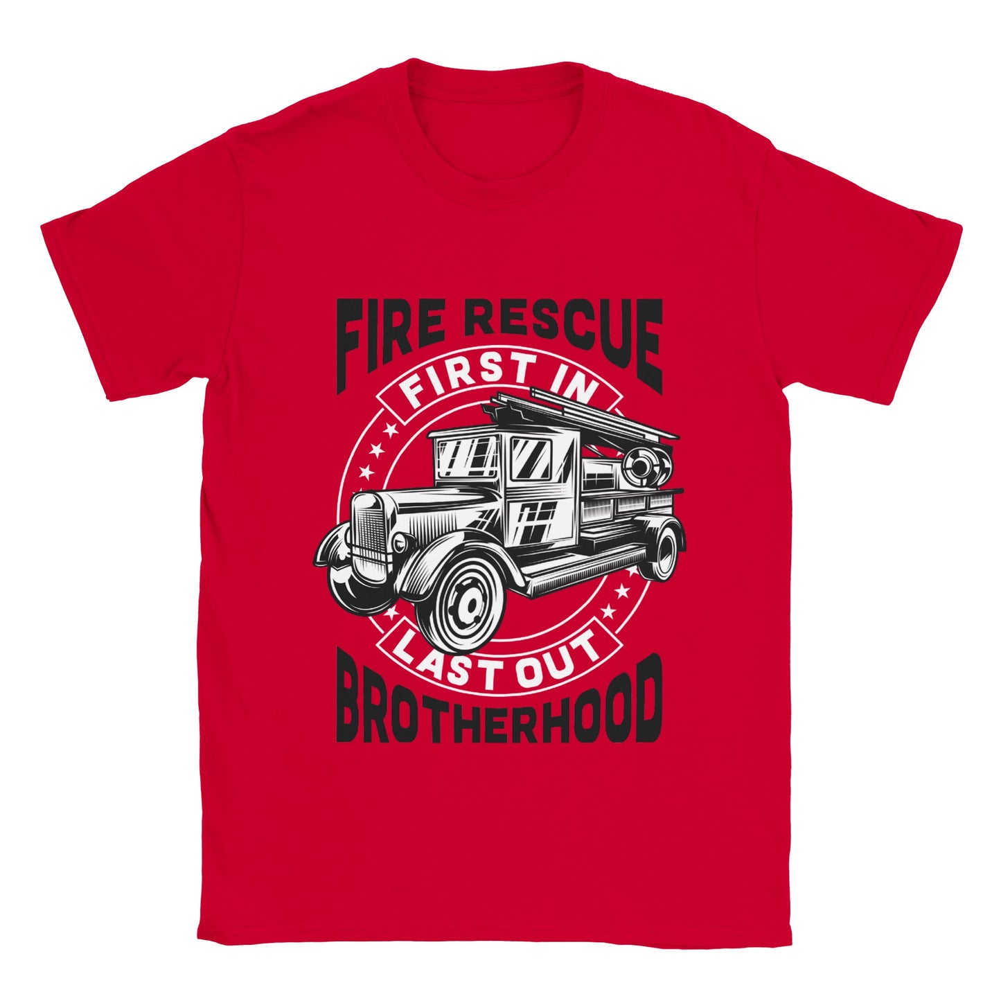 Fire Rescue Brotherhood - Classic Unisex Crewneck T-shirt