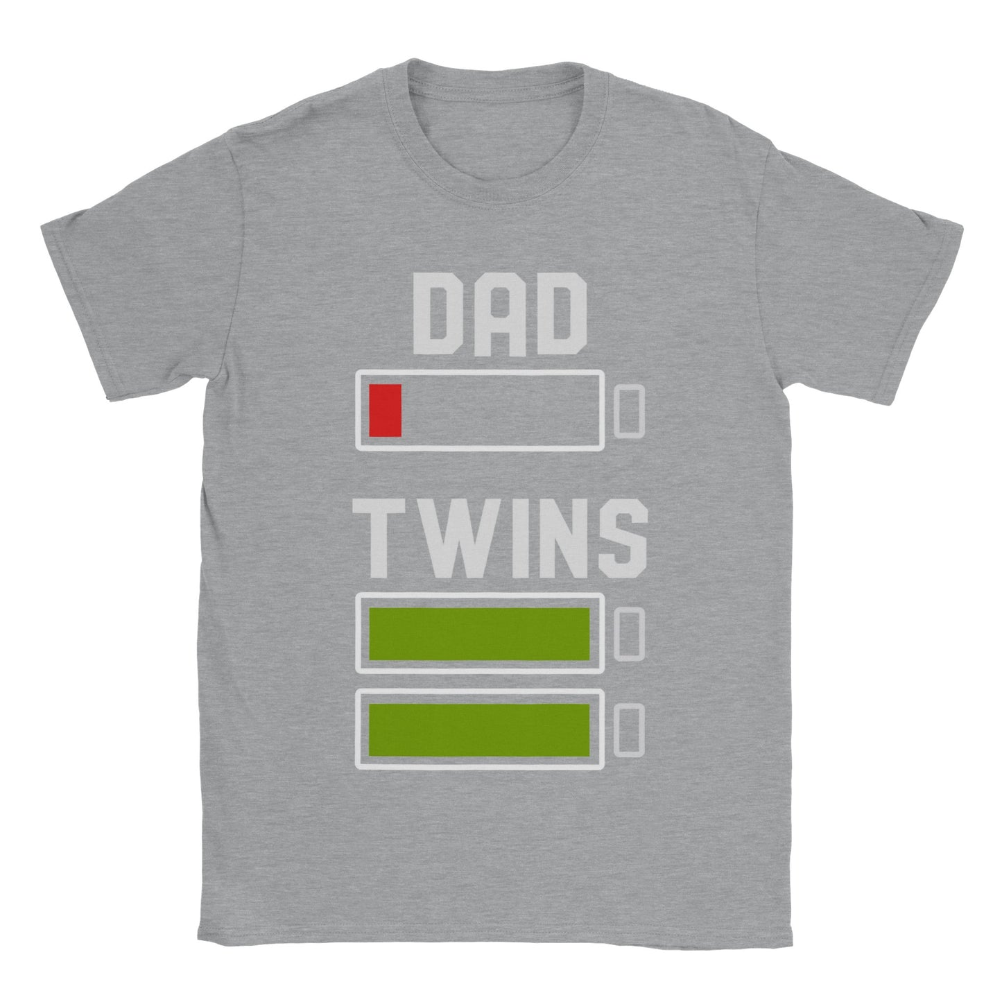 Dad Vs. Twins Energy Levels - Classic Unisex Crewneck T-shirt