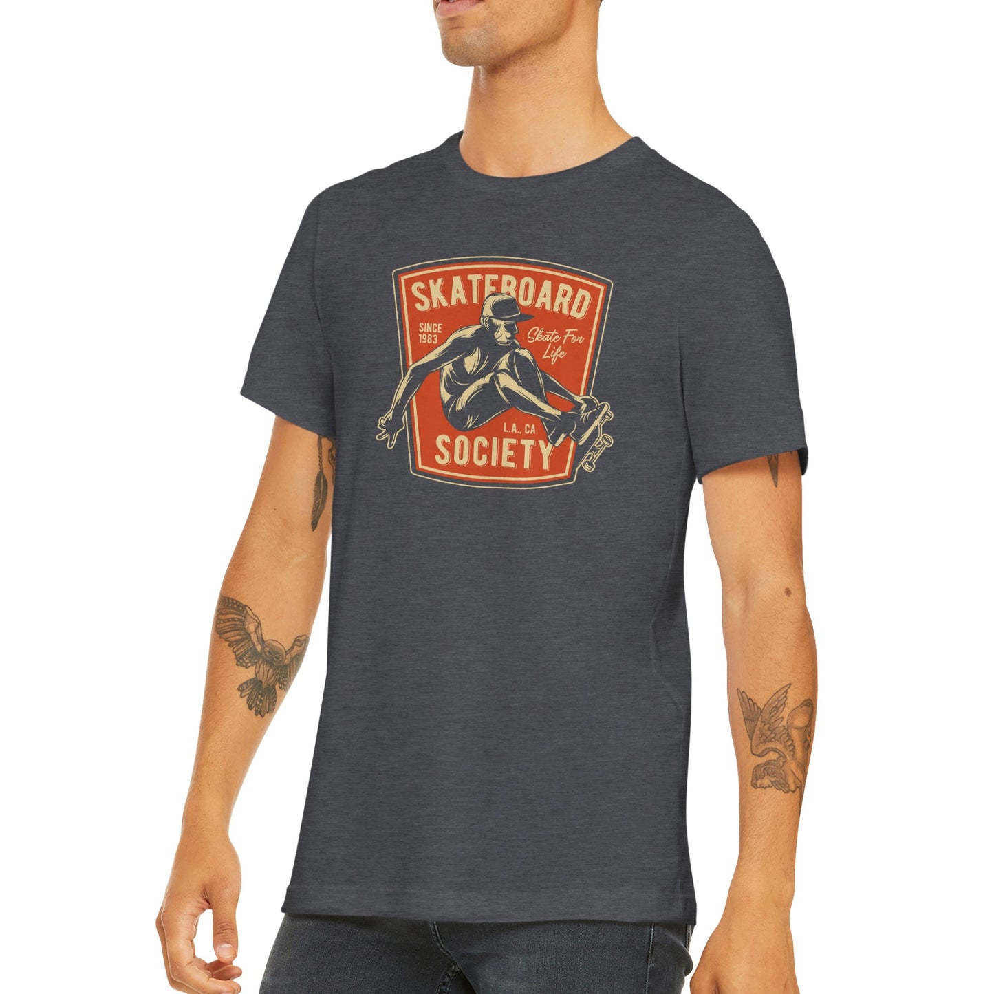 Skateboard Society - Classic Unisex Crewneck T-shirt