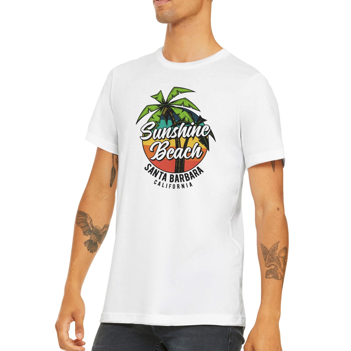 Sunshine Beach * Santa Barbara California - Classic Unisex Crewneck T-shirt