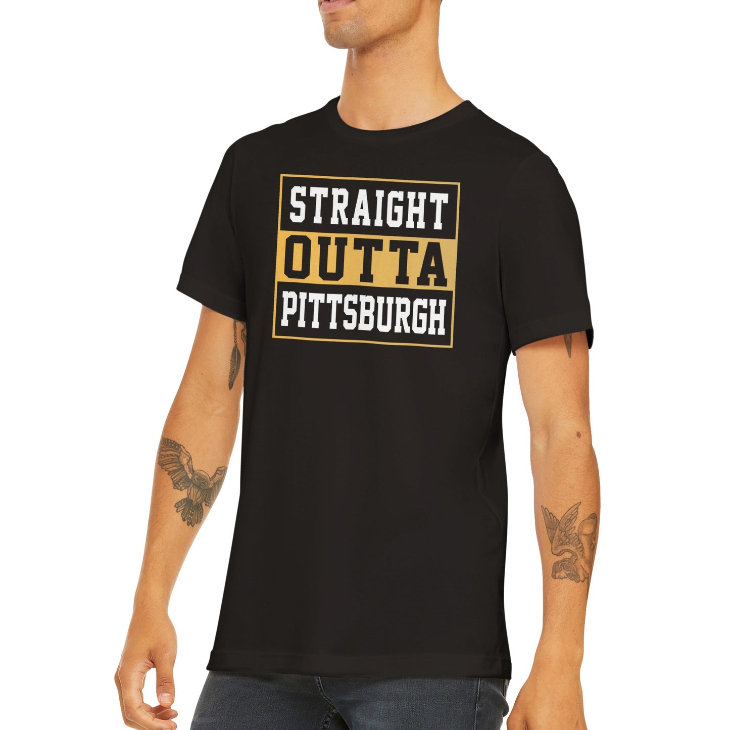 Straight Outta Pittsburgh - Classic Unisex Crewneck T-shirt