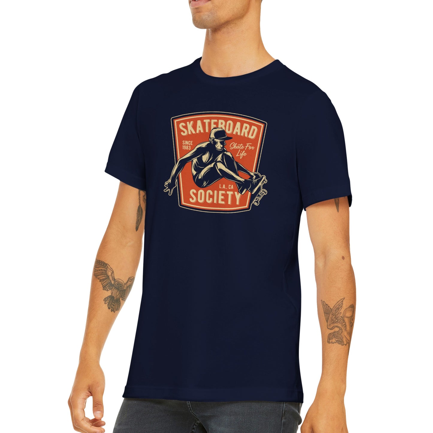 Skateboard Society - Classic Unisex Crewneck T-shirt