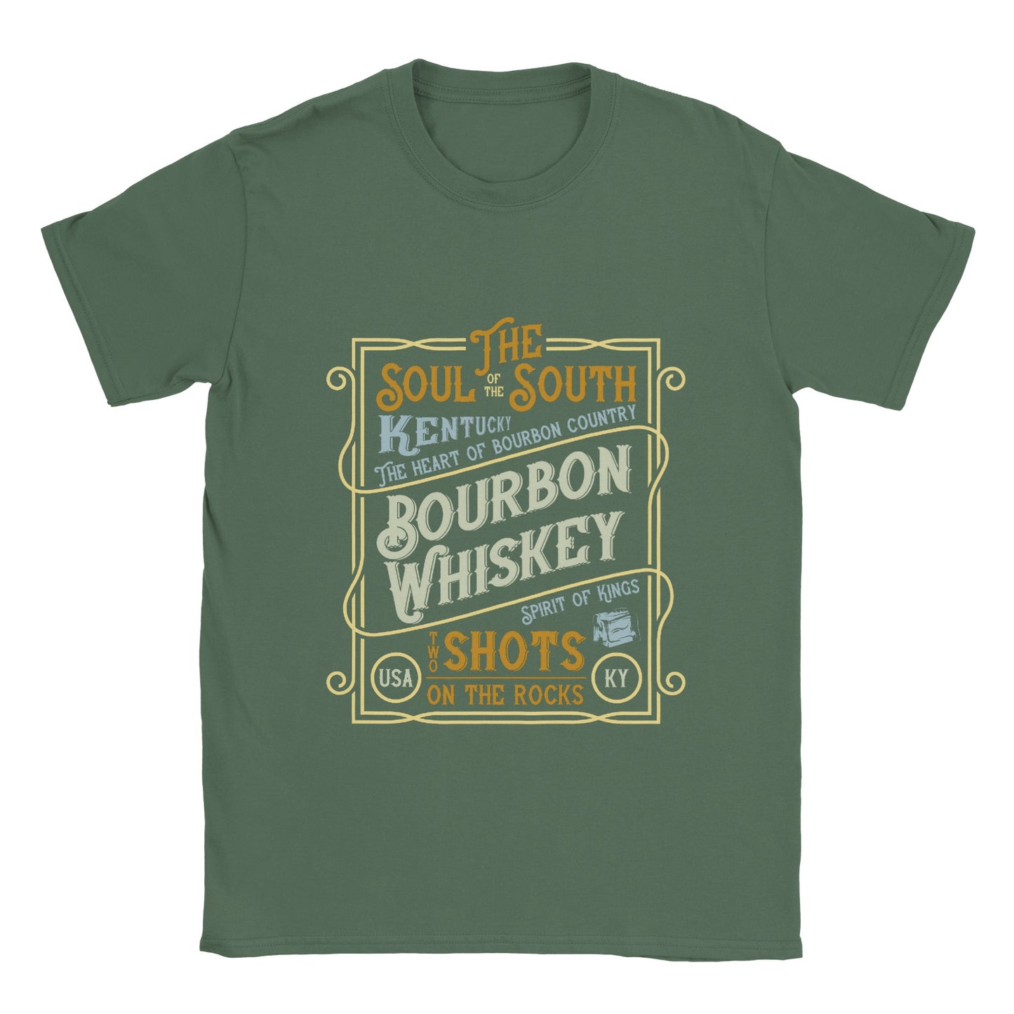 Kentucky Bourbon Whiskey - Classic Unisex Crewneck T-shirt