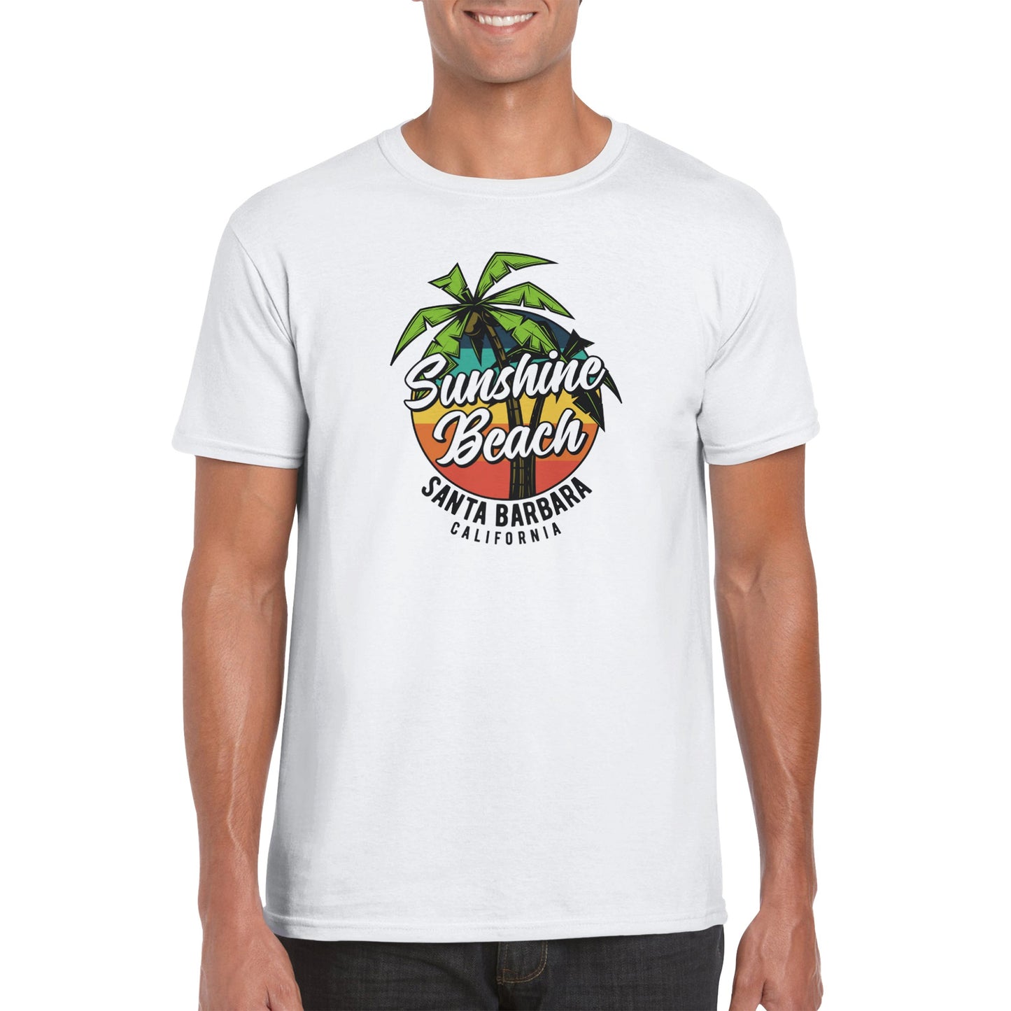 Sunshine Beach * Santa Barbara California - Classic Unisex Crewneck T-shirt