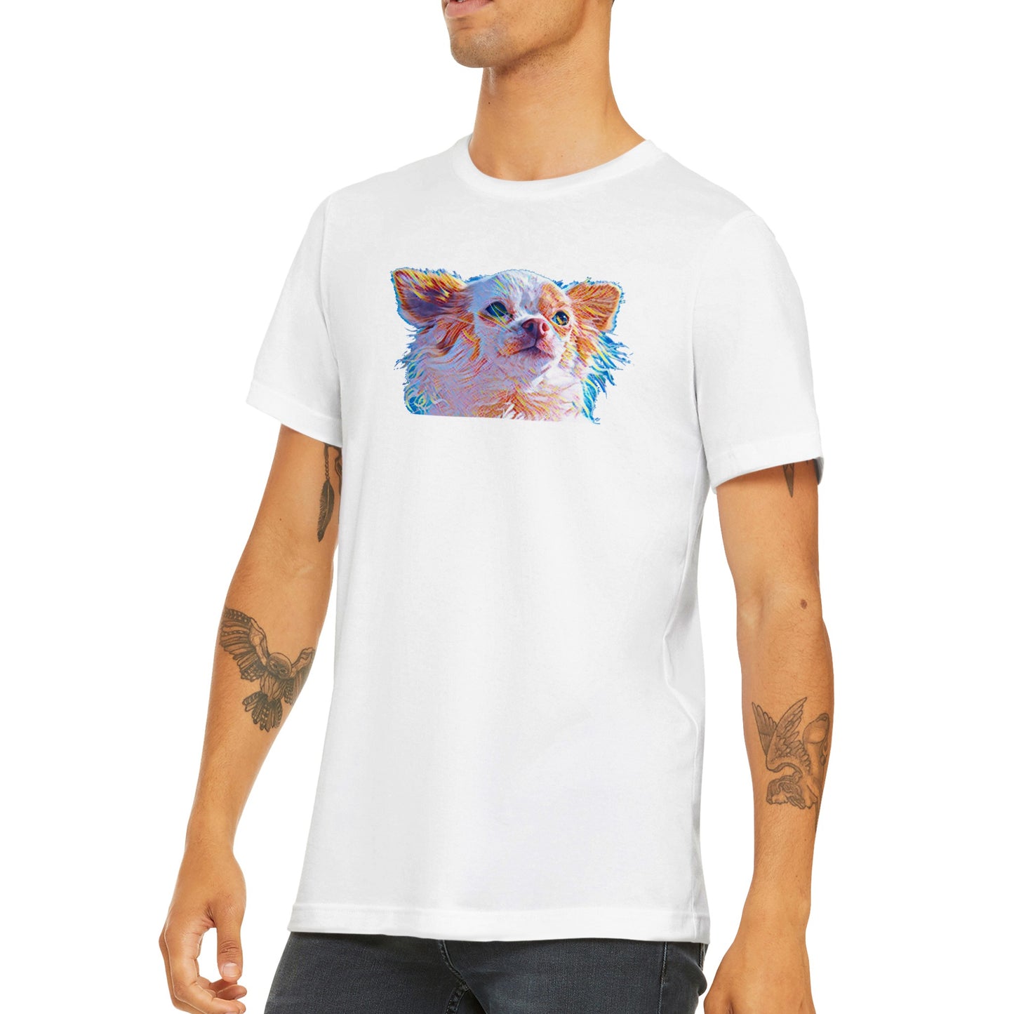 Chihuahua Artified - Classic Unisex Crewneck T-shirt