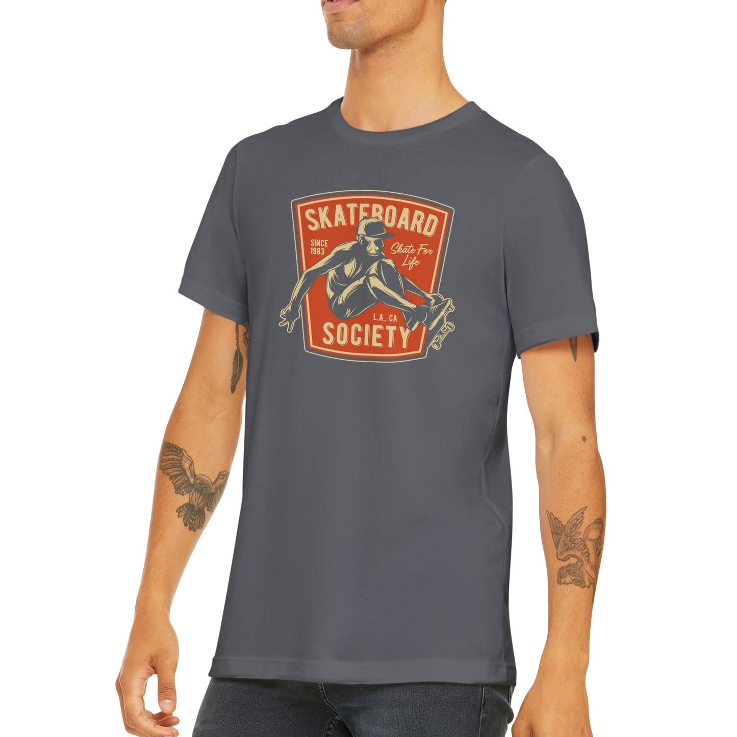 Skateboard Society - Classic Unisex Crewneck T-shirt