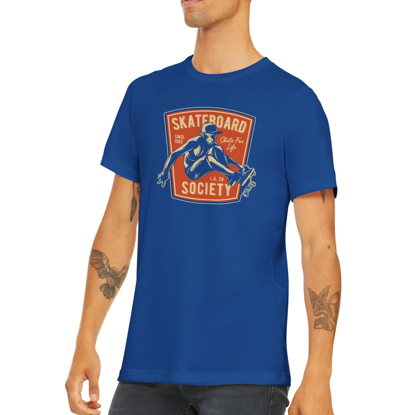 Skateboard Society - Classic Unisex Crewneck T-shirt