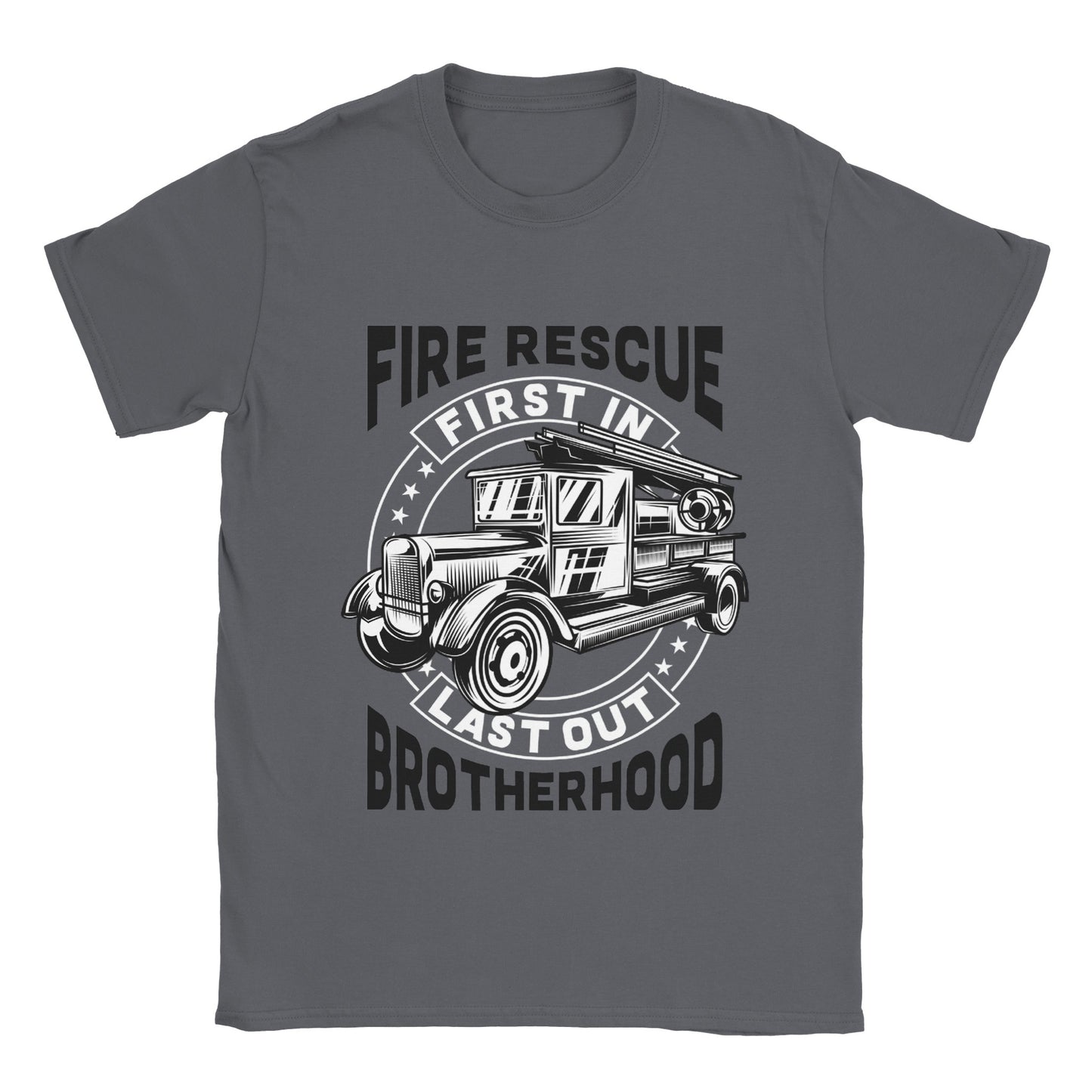 Fire Rescue Brotherhood - Classic Unisex Crewneck T-shirt
